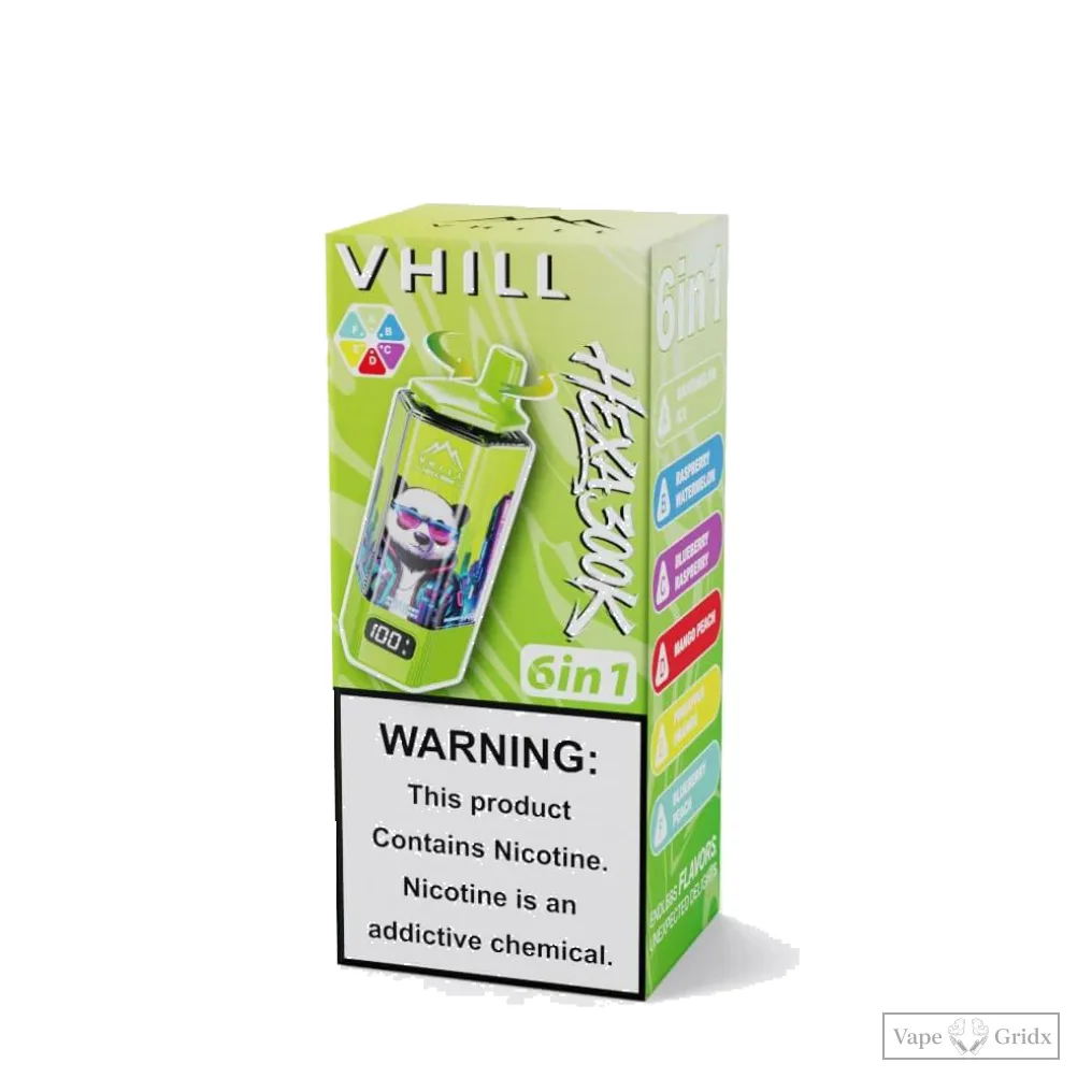 VHILL HEXA 300000 300K Züge 6-in-1 Einweg-Vape - image 6