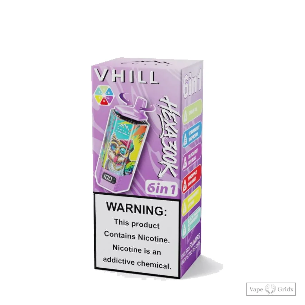 VHILL HEXA 300000 300K Züge 6-in-1 Einweg-Vape - image 8