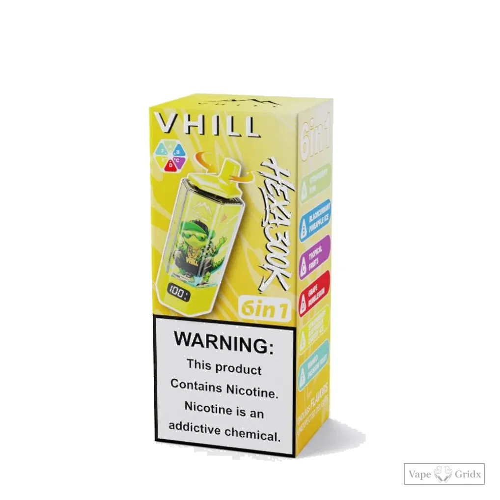 VHILL HEXA 300000 300K Züge 6-in-1 Einweg-Vape - image 9