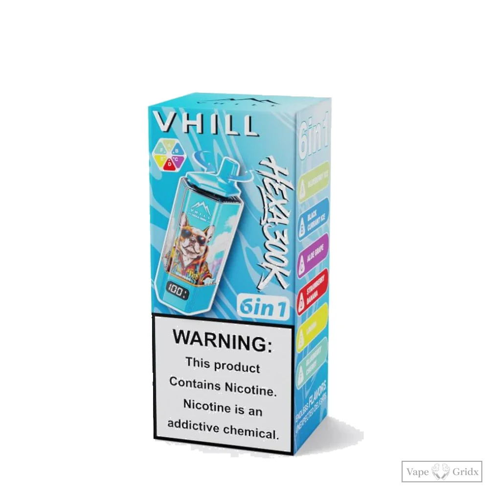 VHILL HEXA 300000 300K Züge 6-in-1 Einweg-Vape - image 10