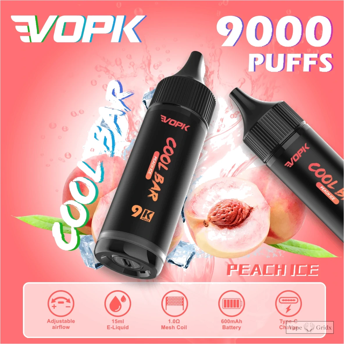VOPK COOL Bar 9000 9K Züge Einweg-Vape - image 12