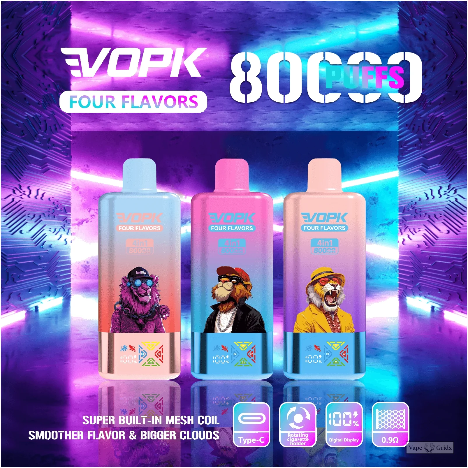 VOPK 80000 80K 4-in-1 Einweg-Vape - image 11