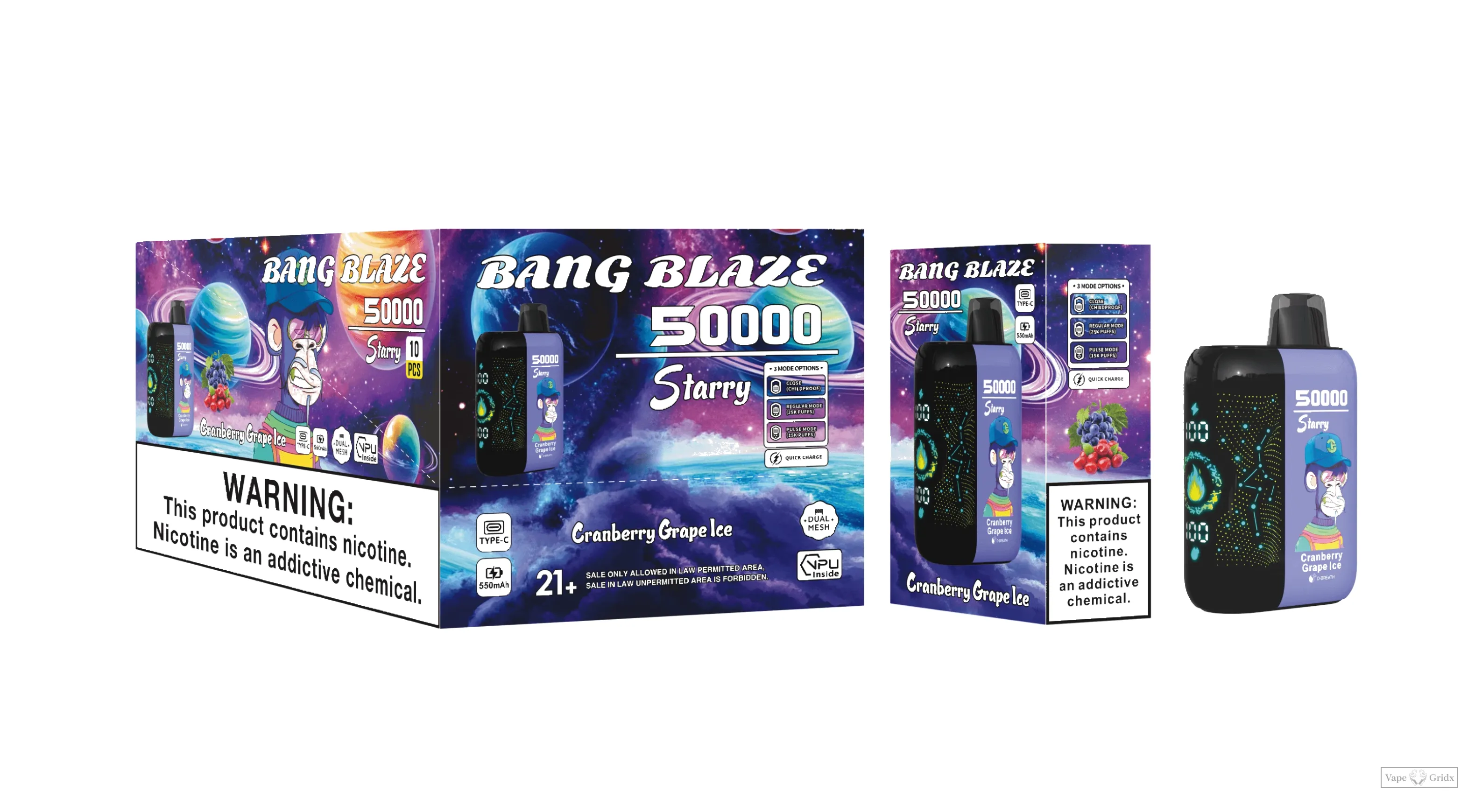 Bang Blaze Starry 50000 50K Züge Einweg-Vape - image 2