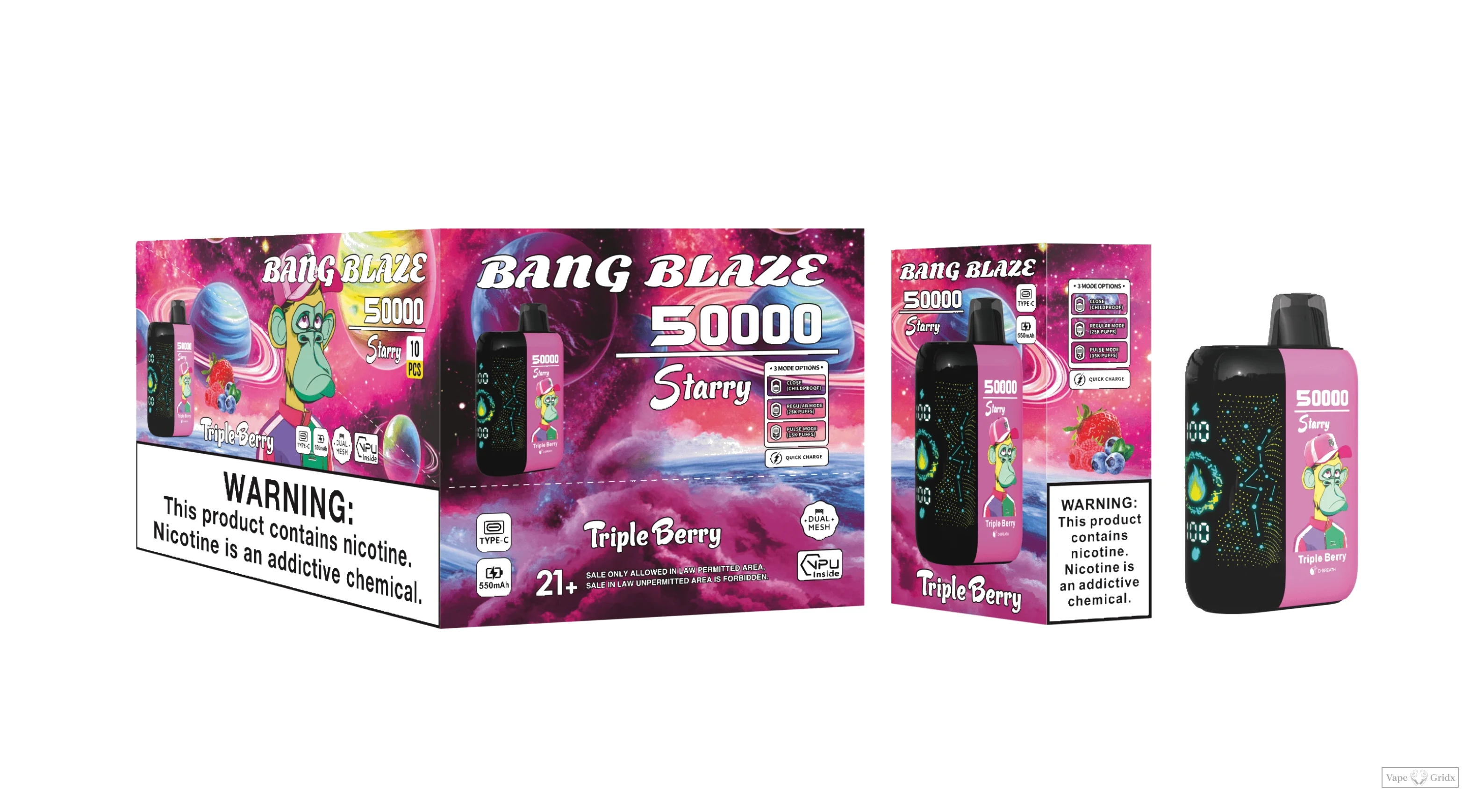 Bang Blaze Starry 50000 50K Züge Einweg-Vape - image 3