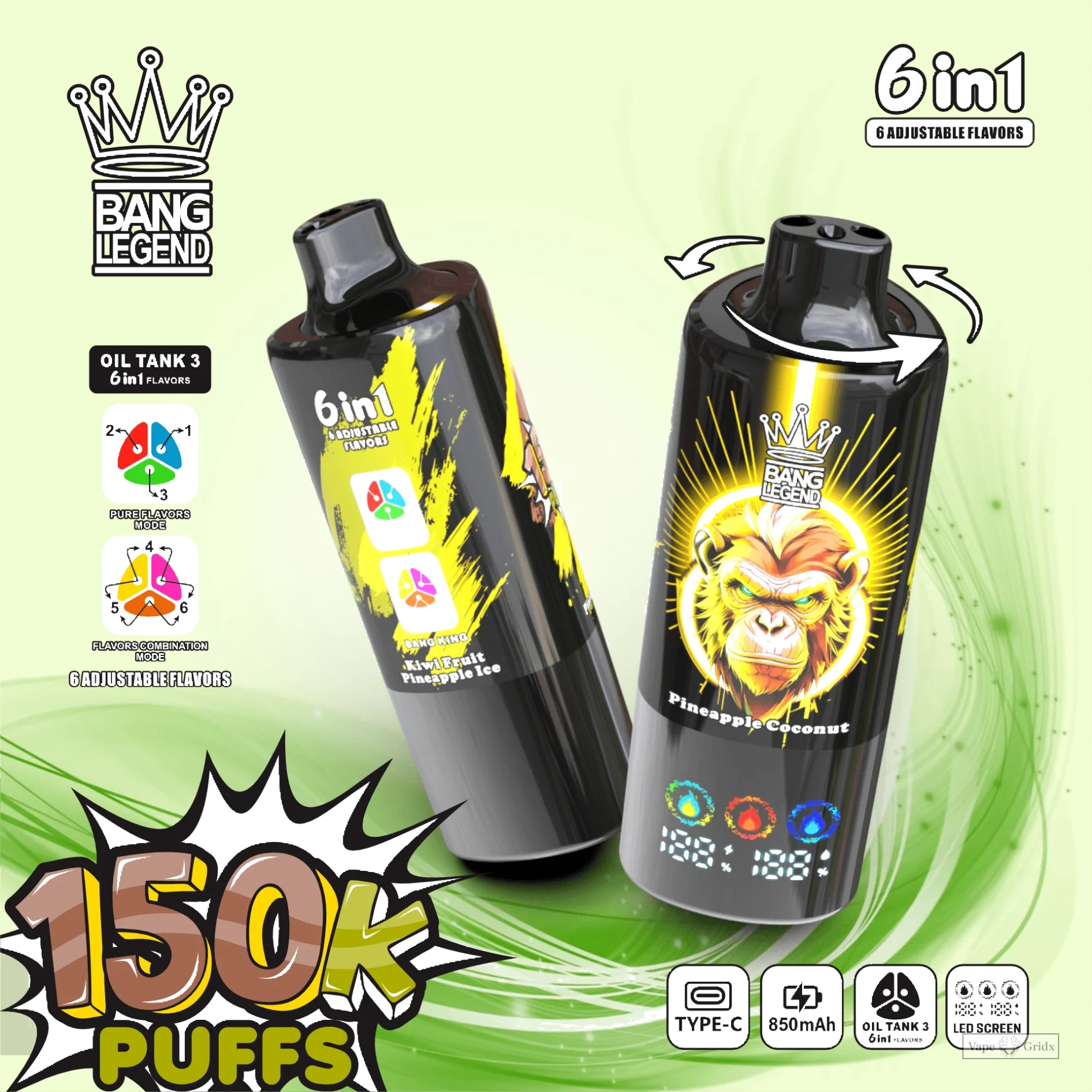 Bang Legend 150000 150K Züge Advanced Mesh Coil Einweg-Vape - image 11