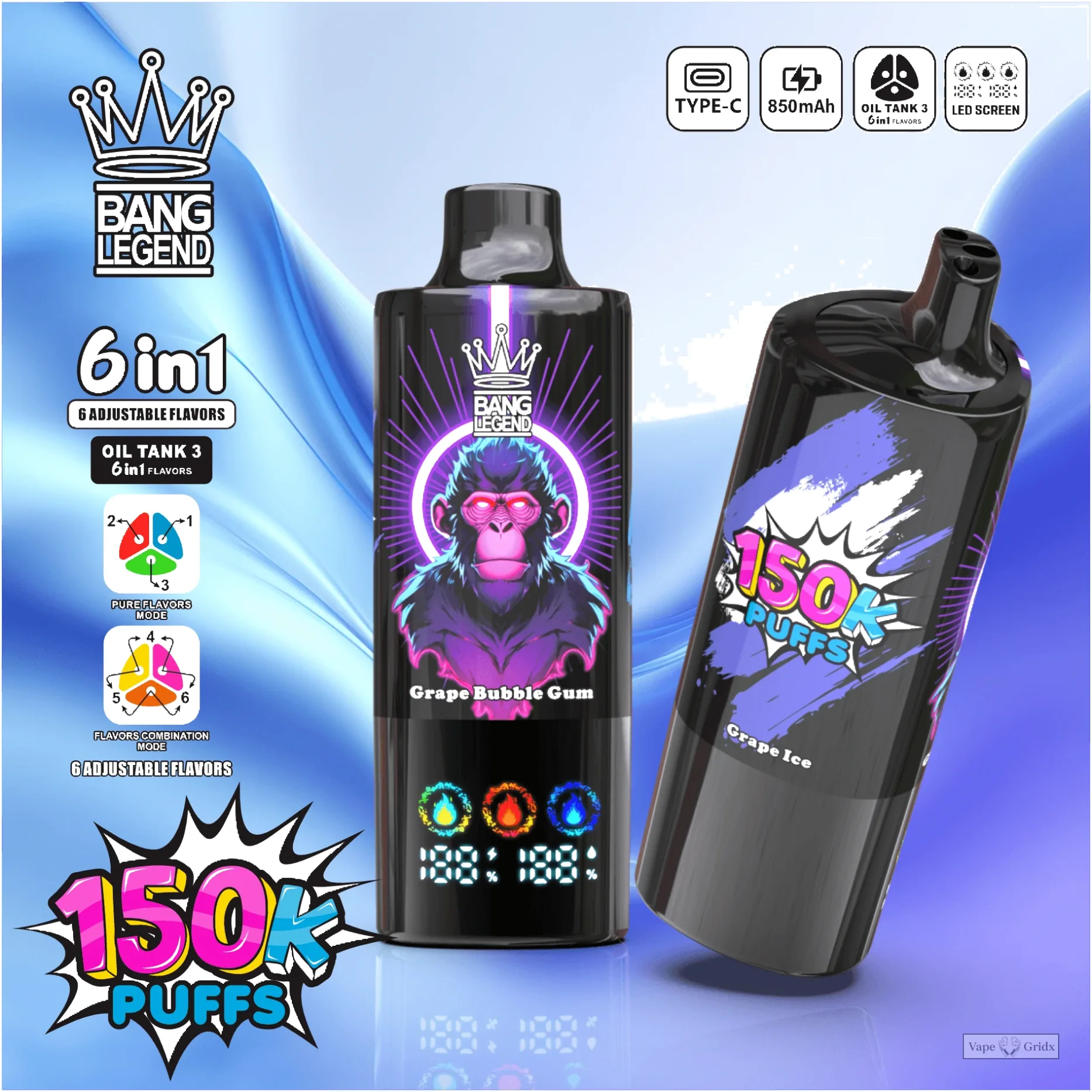 Bang Legend 150000 150K Züge Advanced Mesh Coil Einweg-Vape - image 12