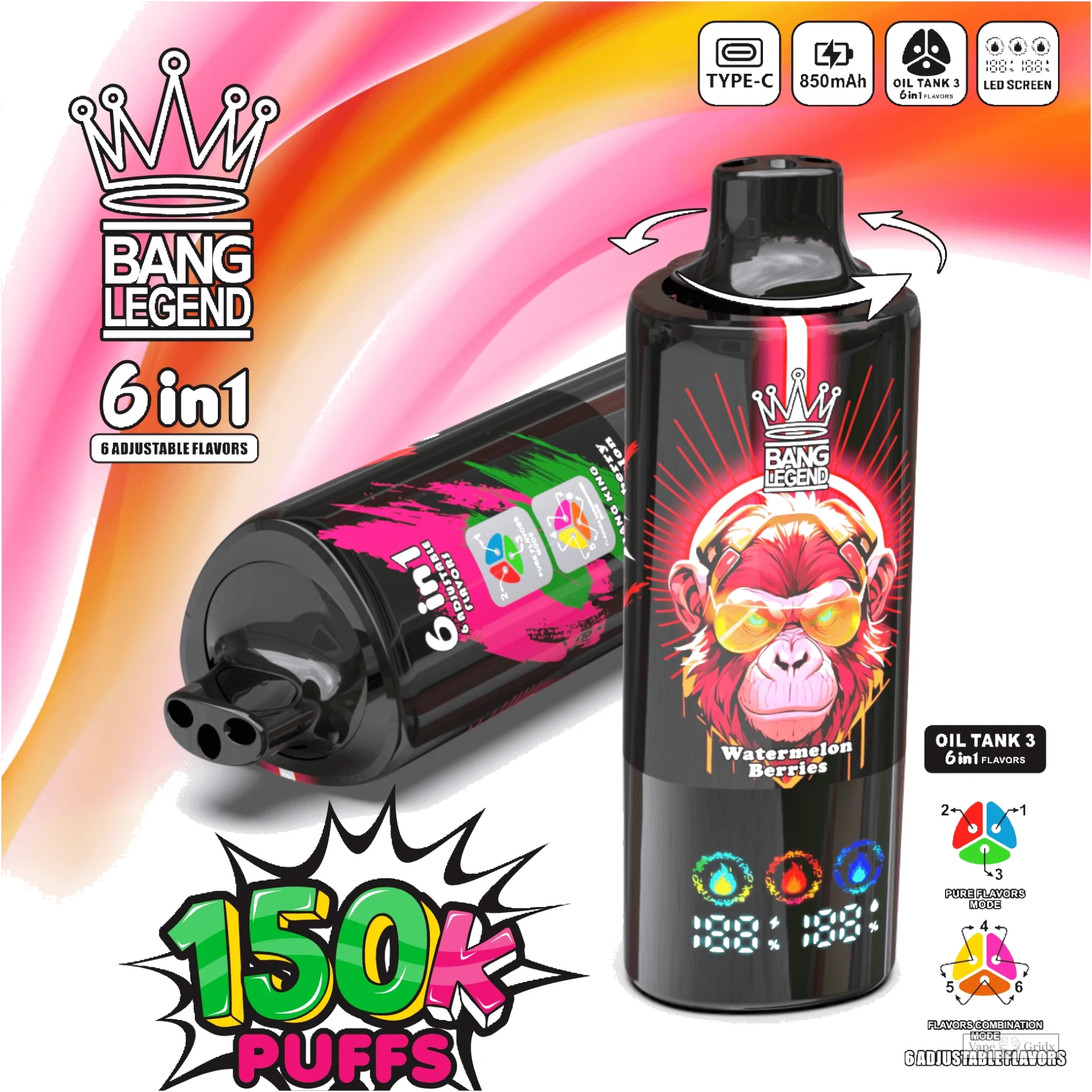 Bang Legend 150000 150K Züge Advanced Mesh Coil Einweg-Vape - image 13