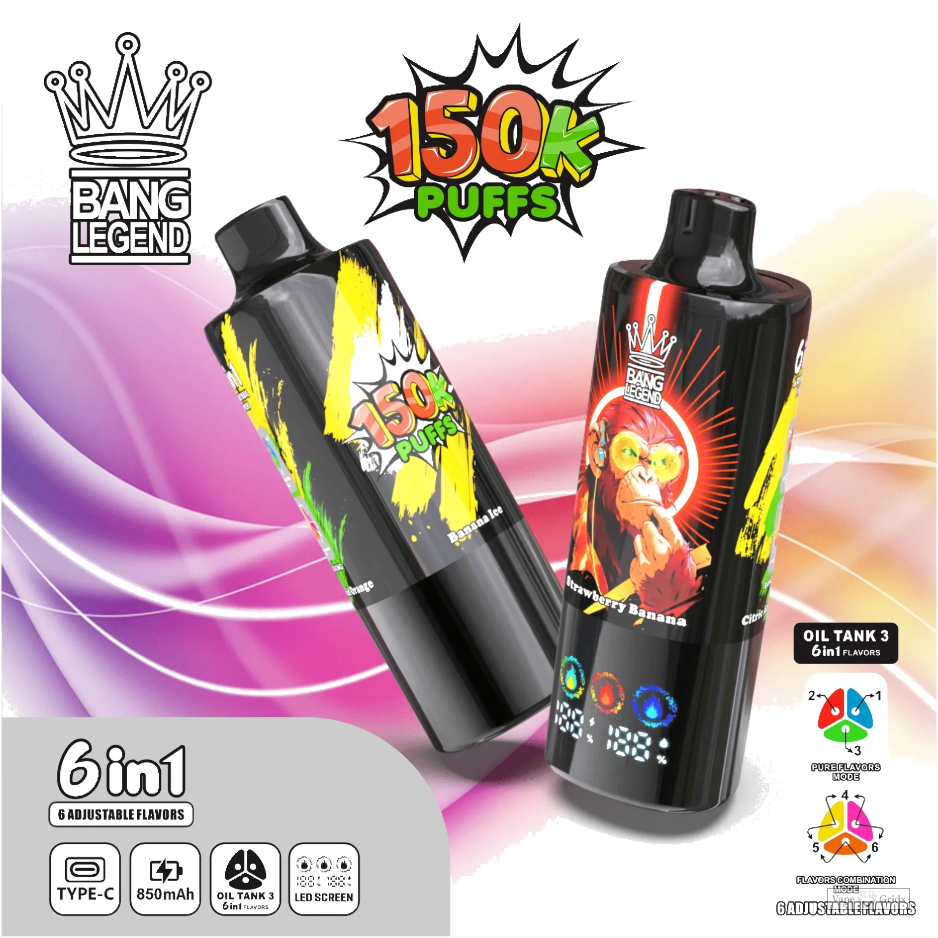 Bang Legend 150000 150K Züge Advanced Mesh Coil Einweg-Vape - image 4