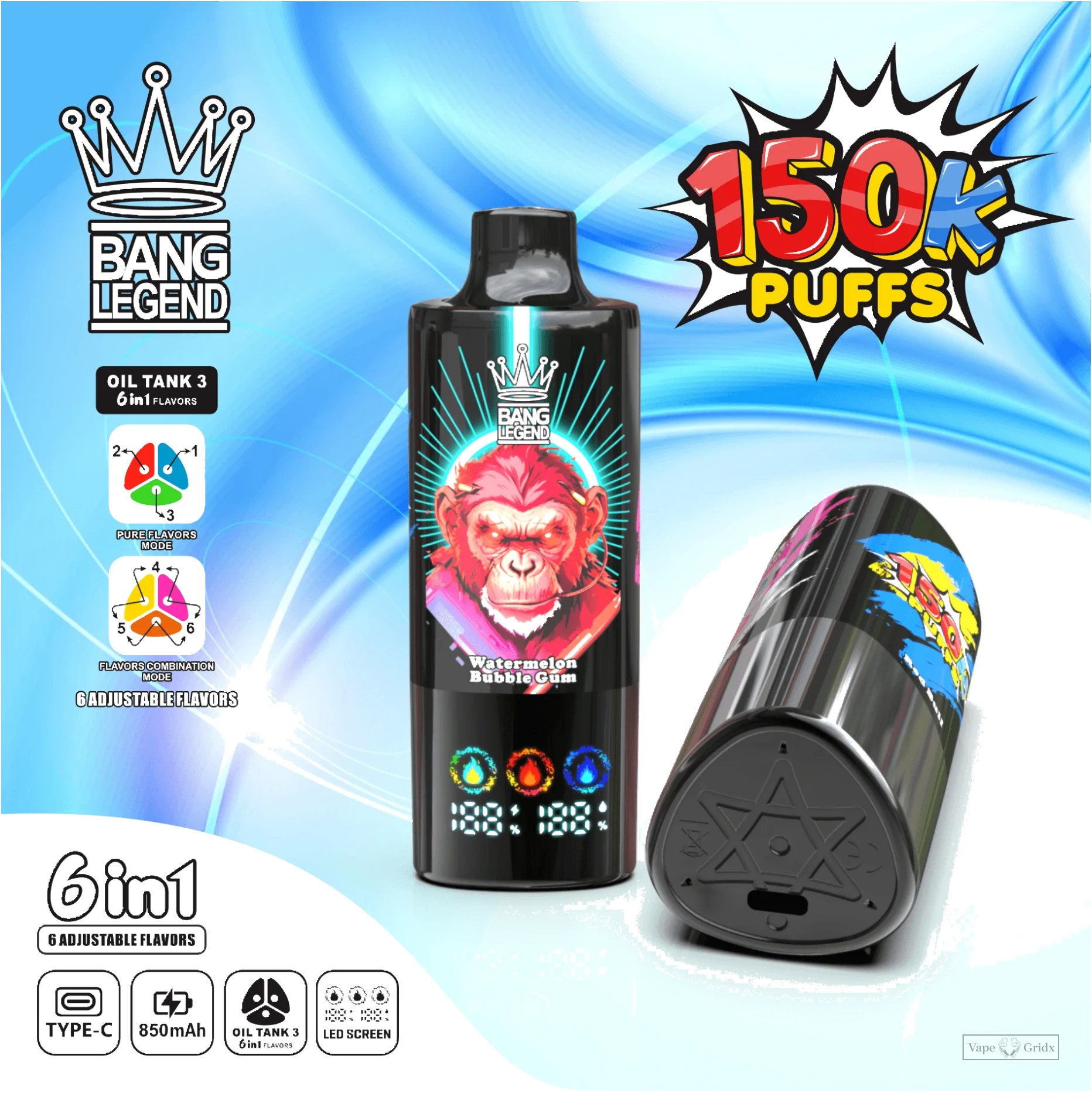 Bang Legend 150000 150K Züge Advanced Mesh Coil Einweg-Vape - image 5