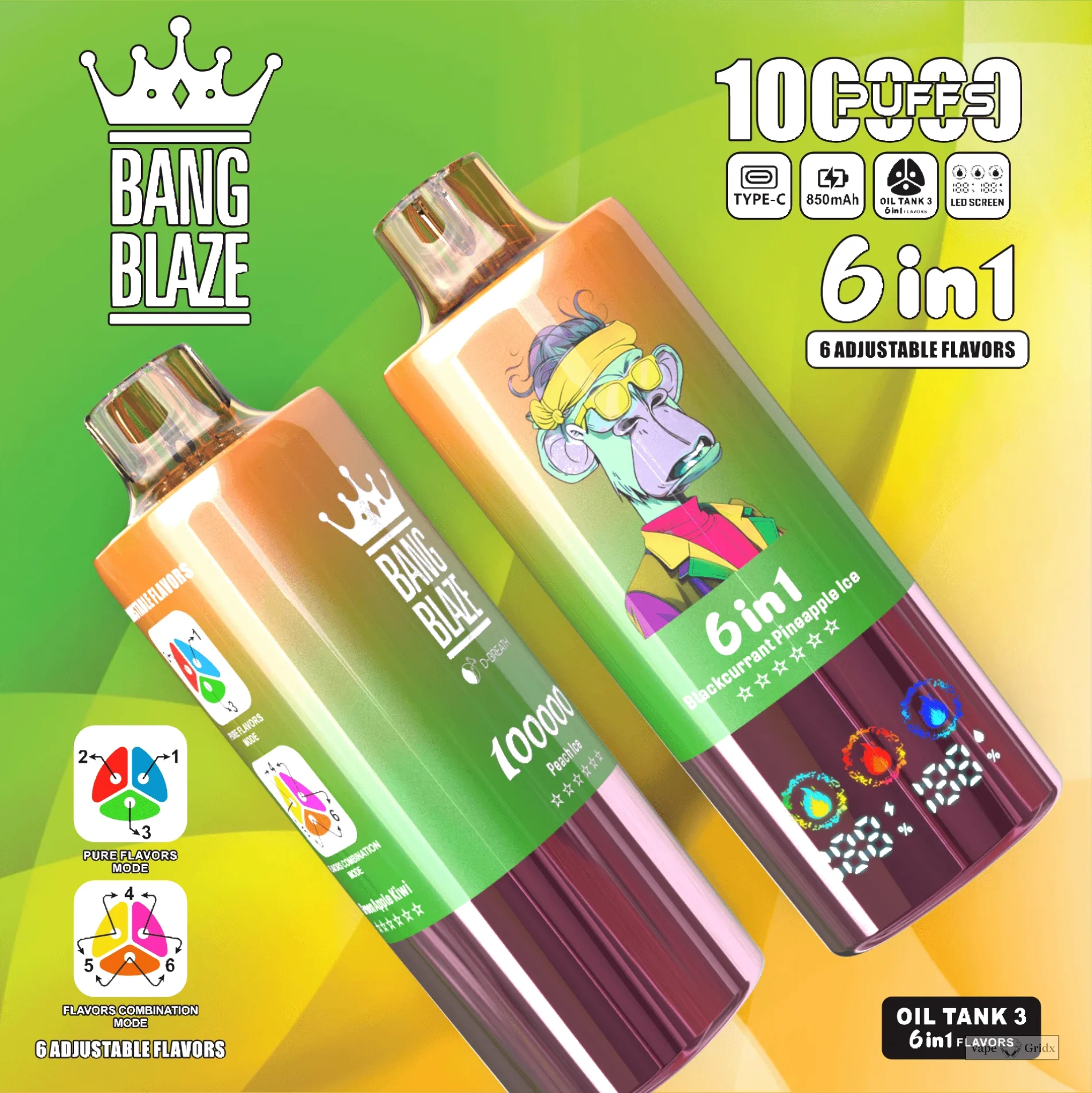 Bang Blaze 100000 100K Züge 6-in-1 Einweg-Vape - image 6