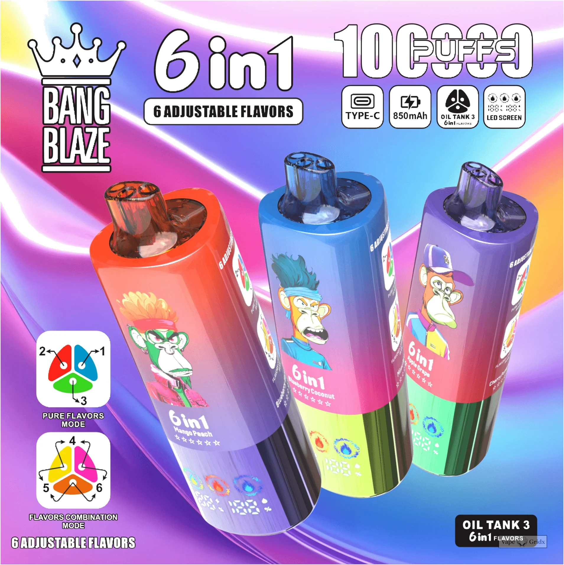 Bang Blaze 100000 100K Züge 6-in-1 Einweg-Vape - image 8