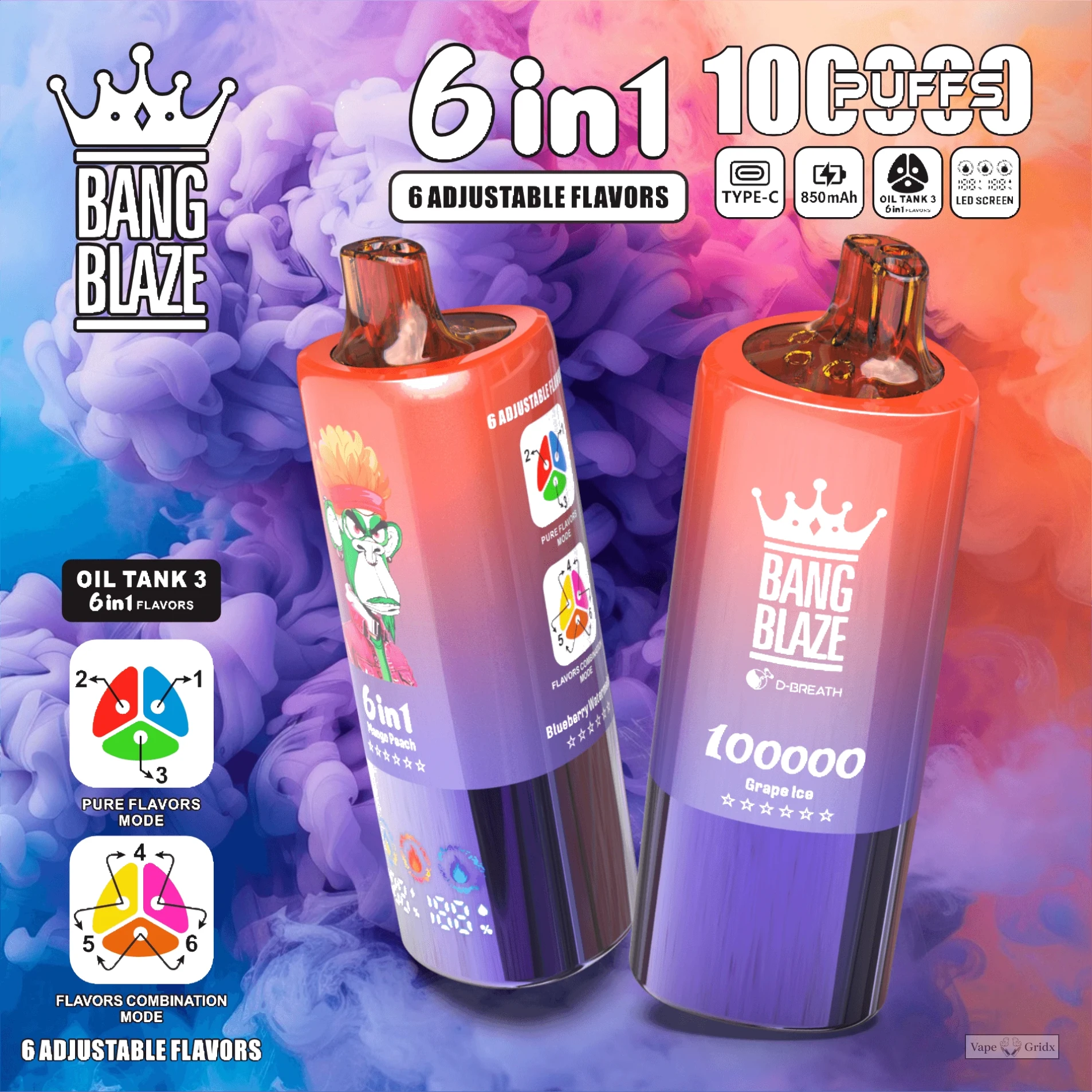 Bang Blaze 100000 100K Züge 6-in-1 Einweg-Vape - image 10