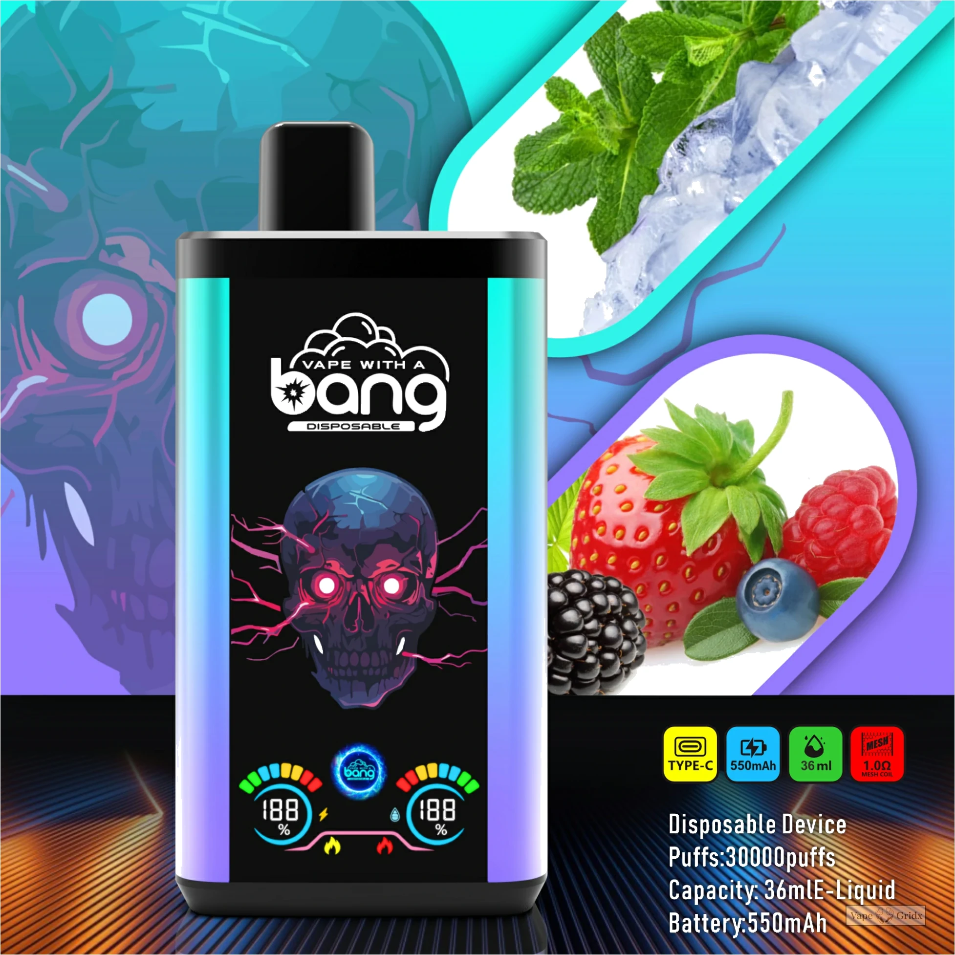 Bang B30S 30000 30K Züge Mesh Coil Einweg-Vape - image 12