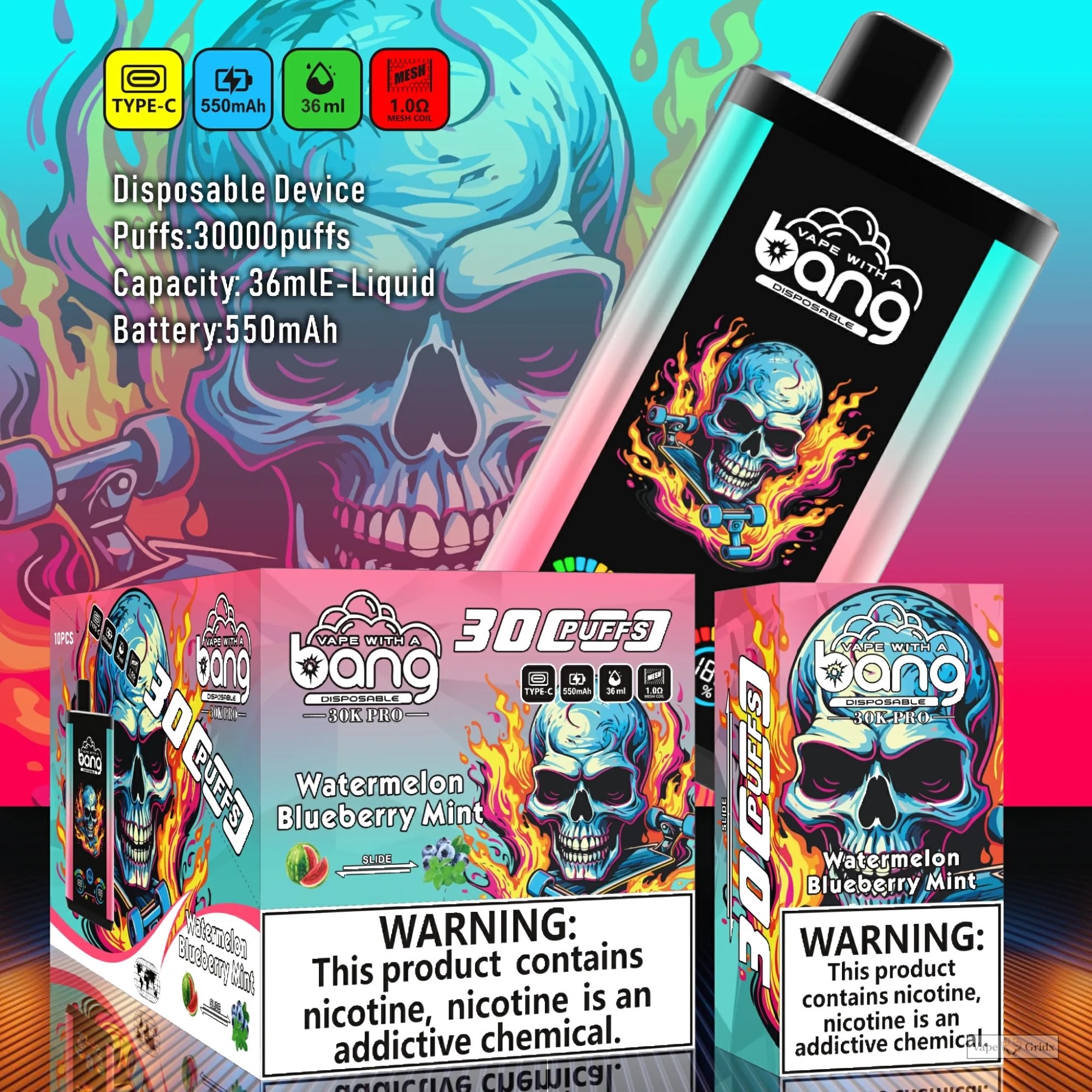 Bang B30S 30000 30K Züge Mesh Coil Einweg-Vape - image 13