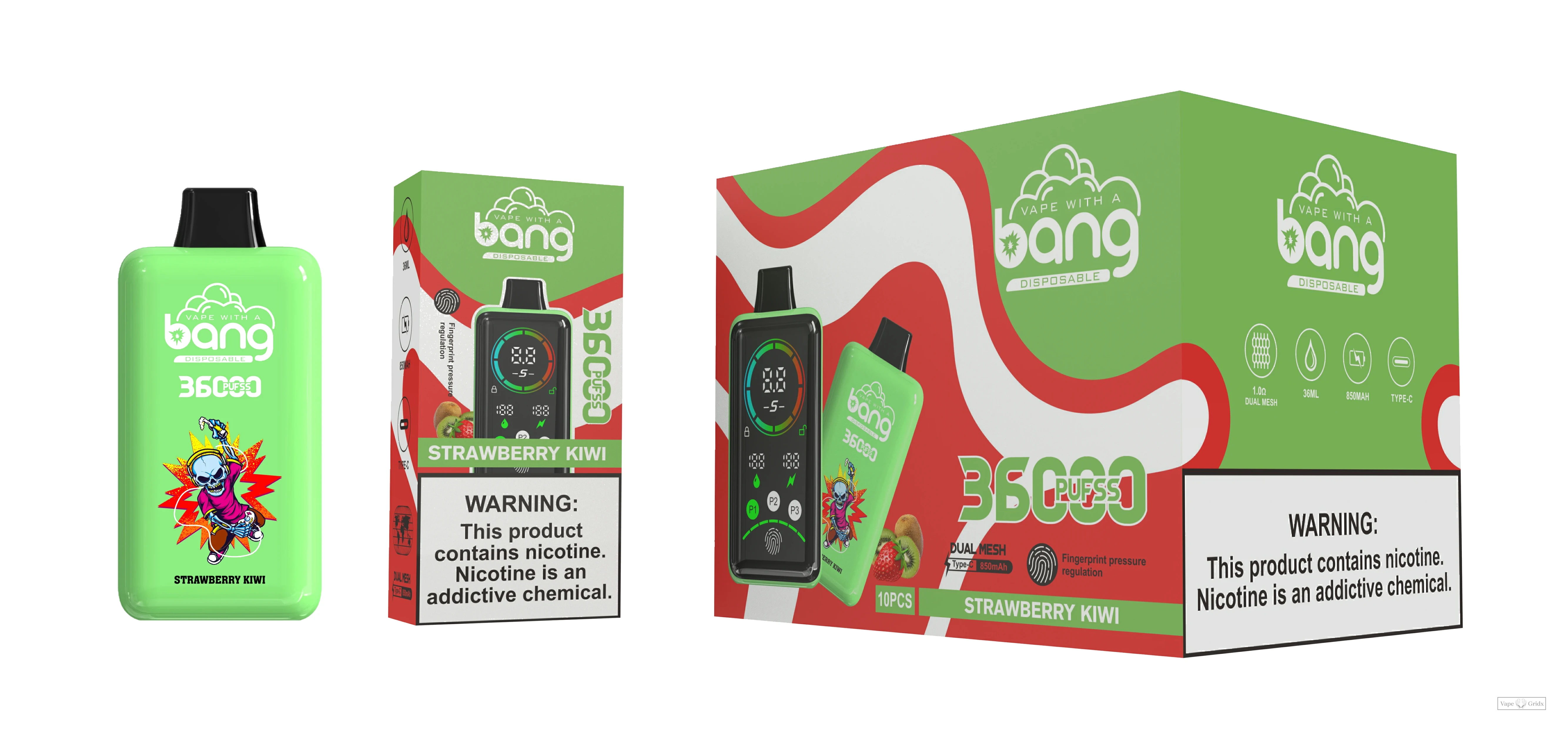 Bang 36000 36K Züge Display Screen Einweg-Vape - image 11