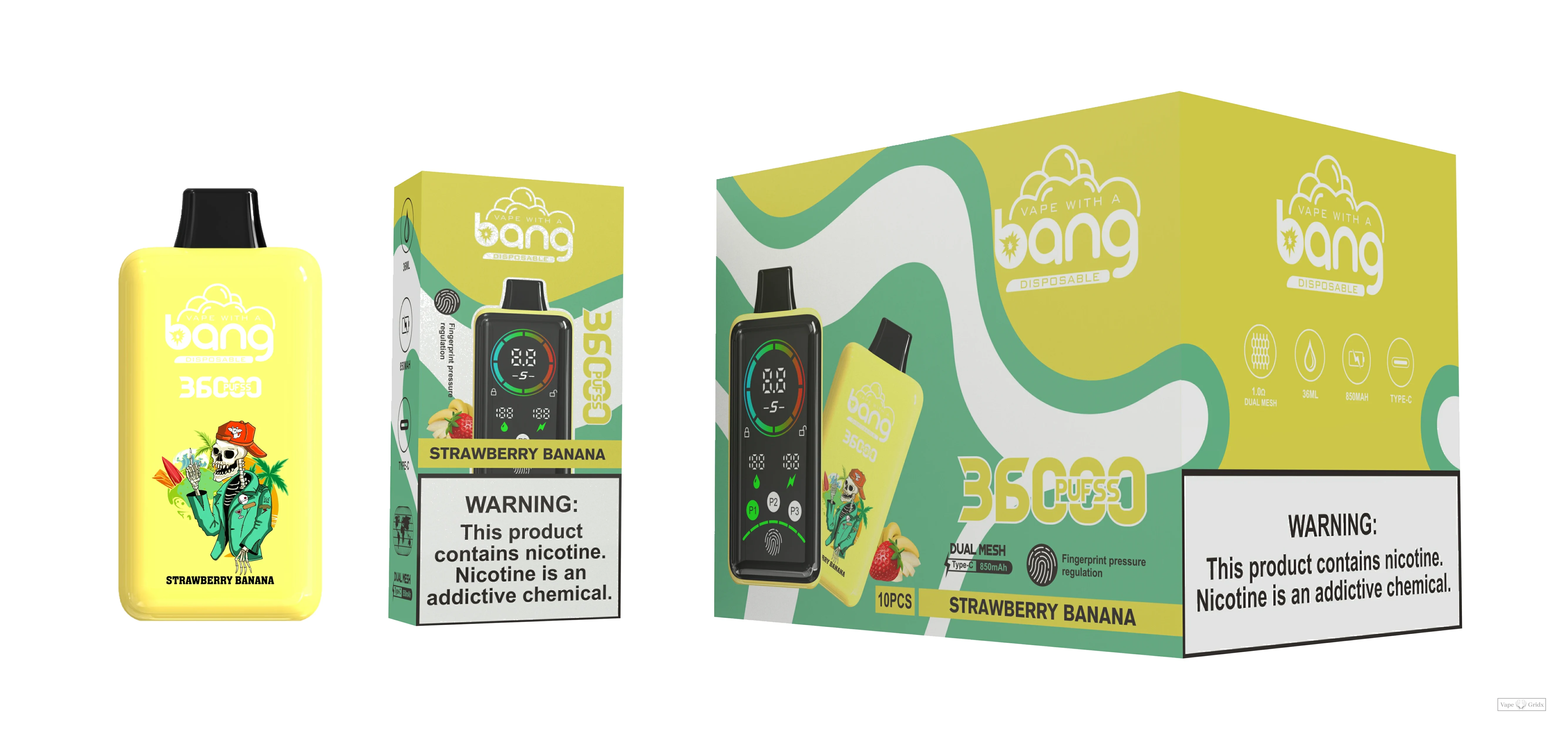 Bang 36000 36K Züge Display Screen Einweg-Vape - image 9