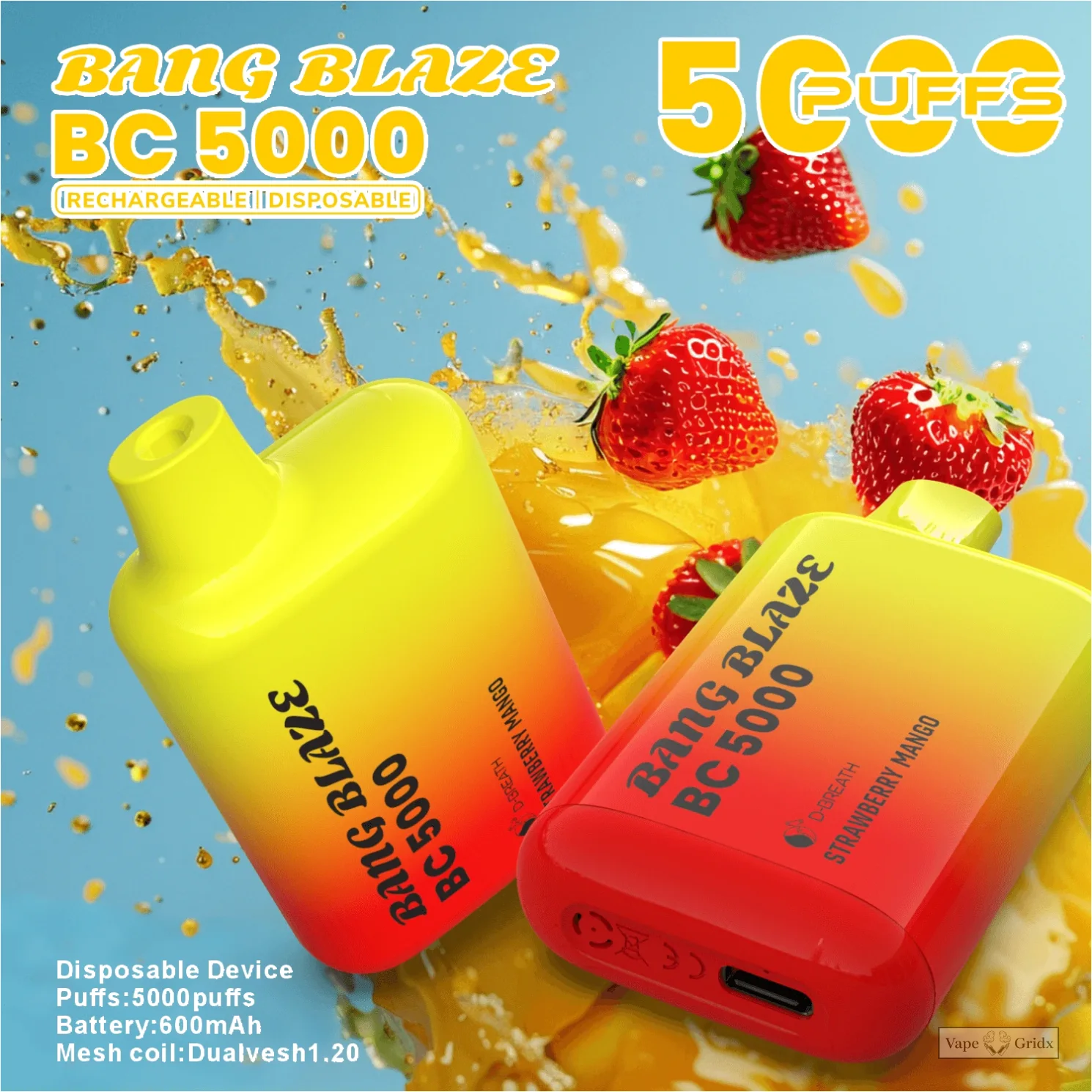 Bang Blaze BC 5000 5K Züge Einweg-Vape
