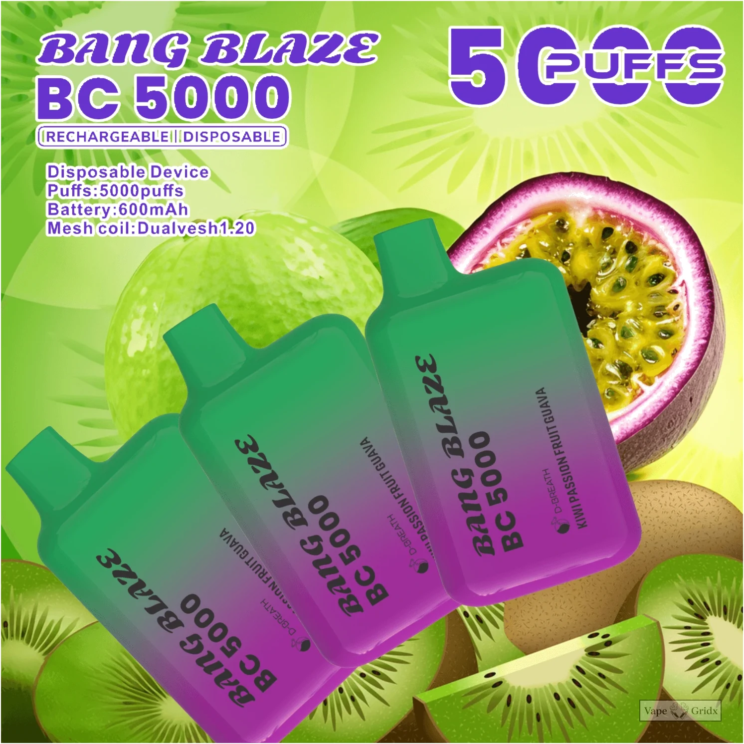 Bang Blaze BC 5000 5K Züge Einweg-Vape - image 8