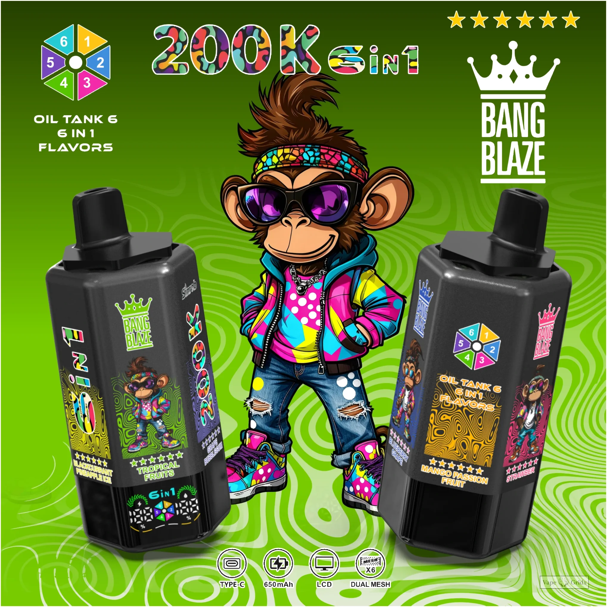 Bang Blaze 200000 200K Züge Display Einweg-Vape - image 6
