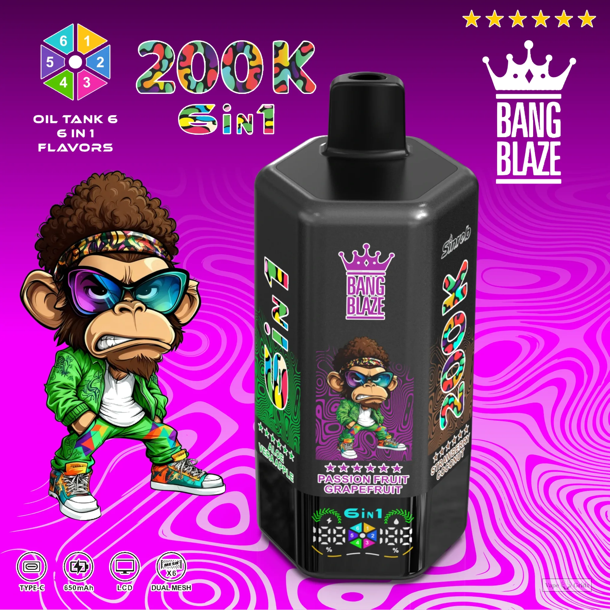 Bang Blaze 200000 200K Züge Display Einweg-Vape - image 9