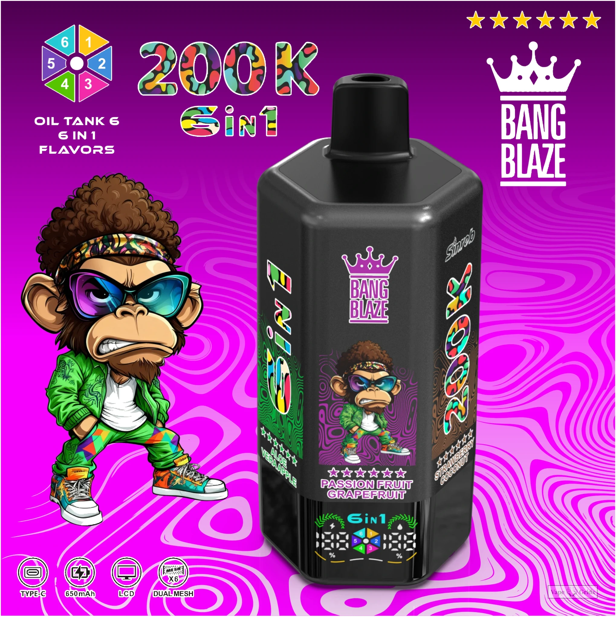 Bang Blaze 200000 200K Züge Display Einweg-Vape - image 10