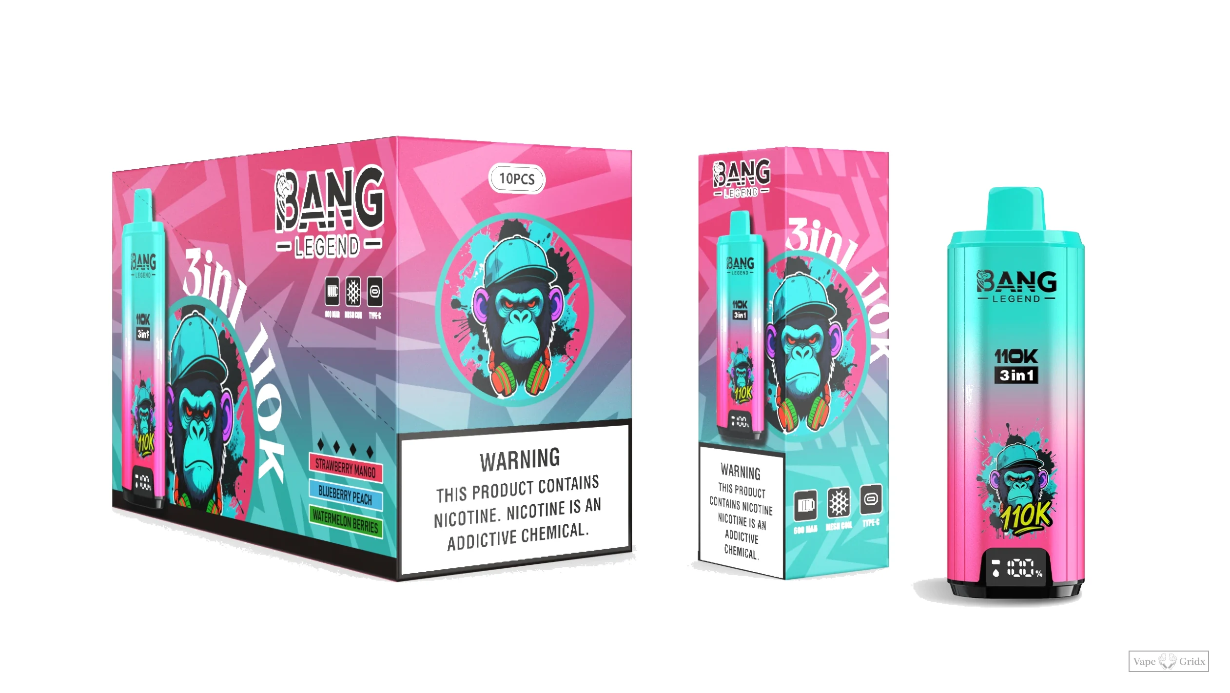 Bang Legend 110000 110K Züge Display Einweg-Vape - image 2