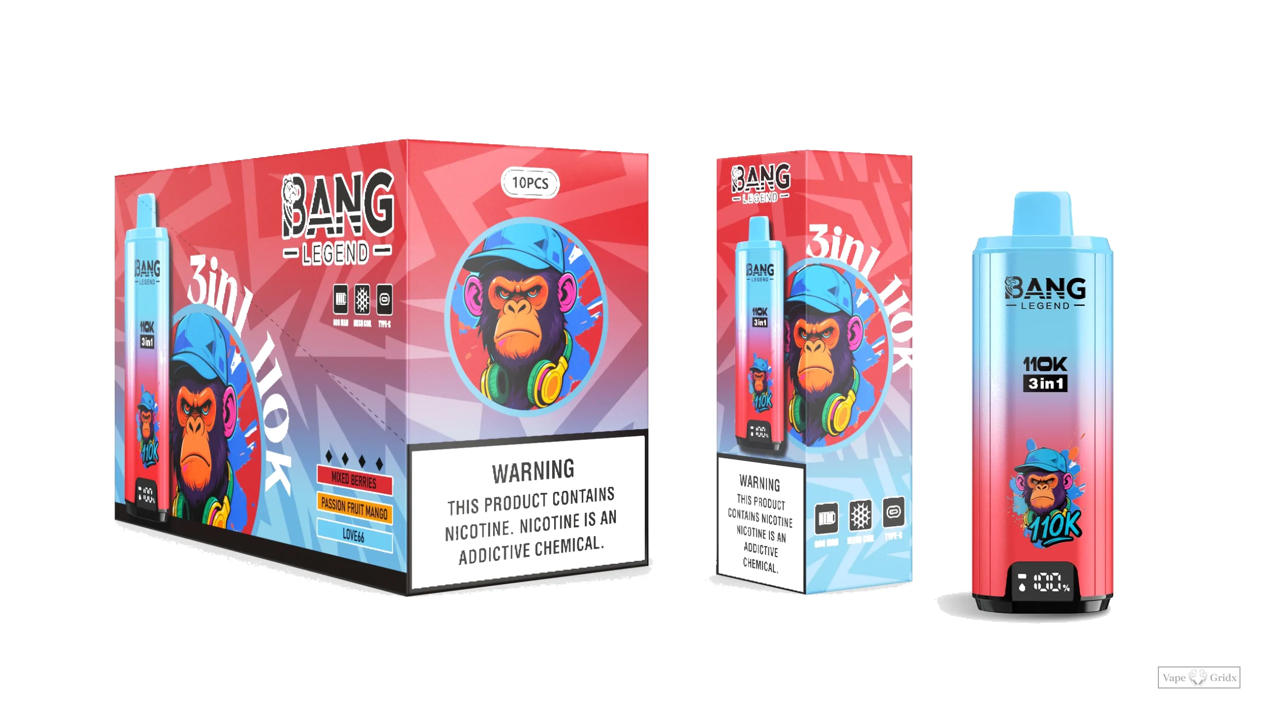 Bang Legend 110000 110K Züge Display Einweg-Vape - image 3