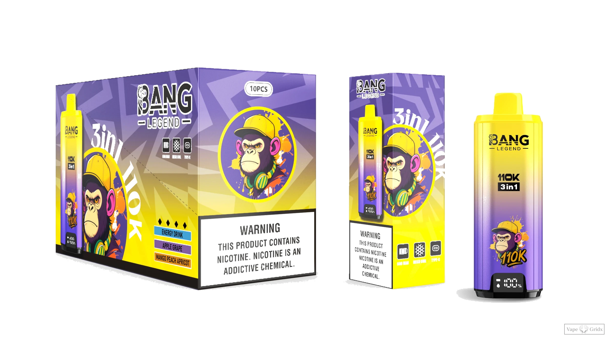 Bang Legend 110000 110K Züge Display Einweg-Vape - image 4