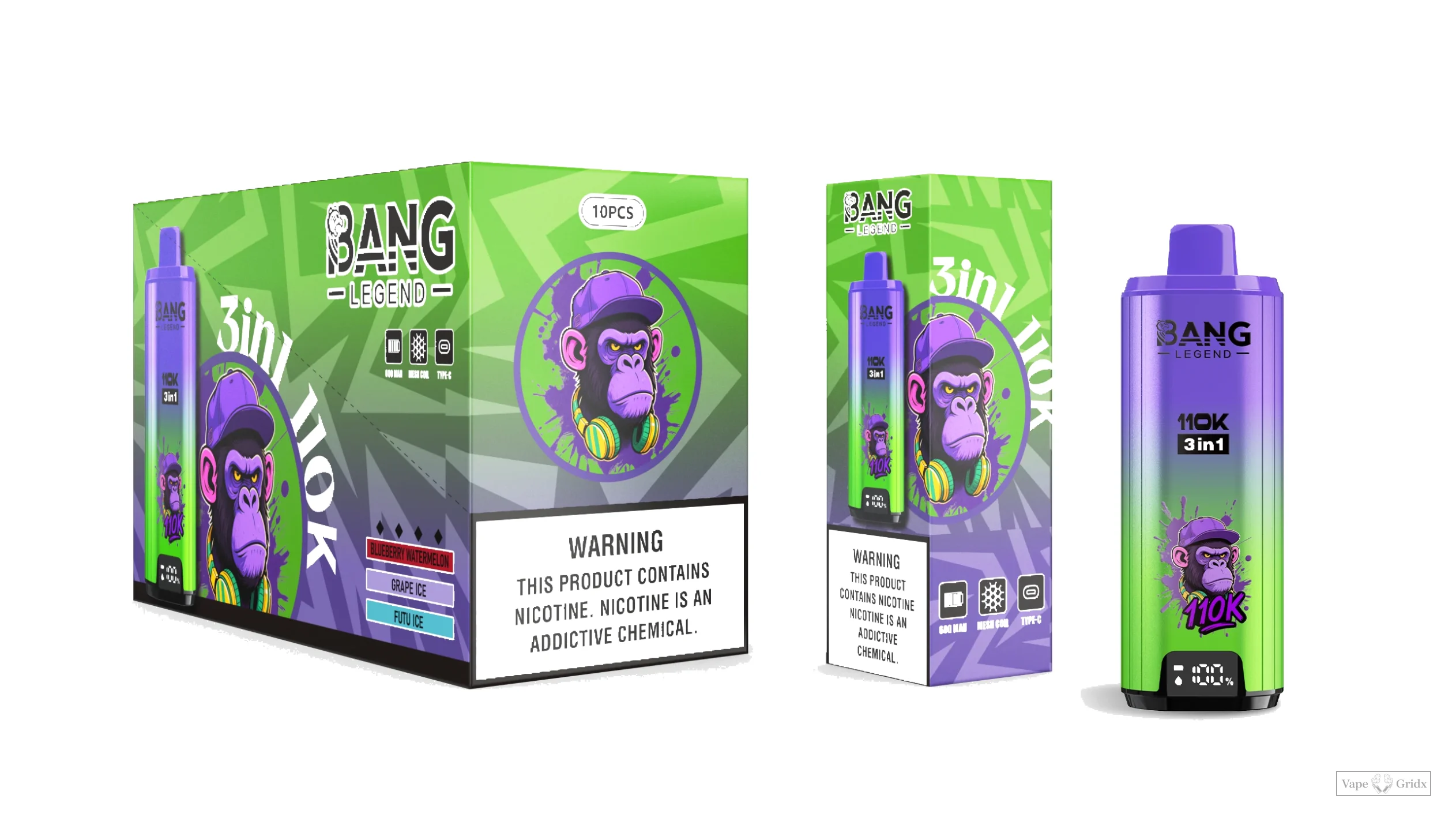 Bang Legend 110000 110K Züge Display Einweg-Vape - image 5