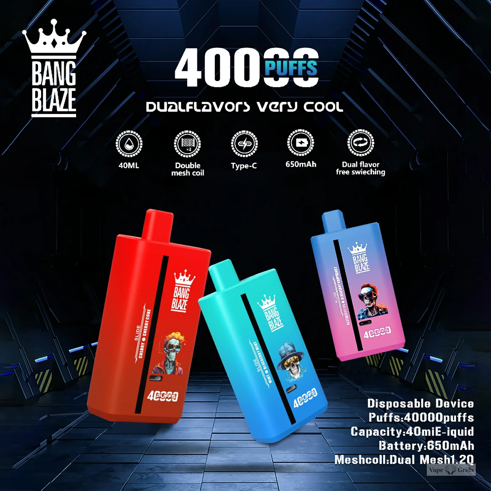 Bang Blaze 40000 40K Züge Dual Geschmack Einweg-Vape - image 11