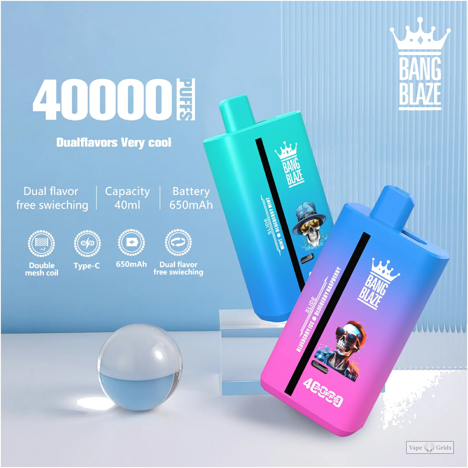 Bang Blaze 40000 40K Züge Dual Geschmack Einweg-Vape - image 16