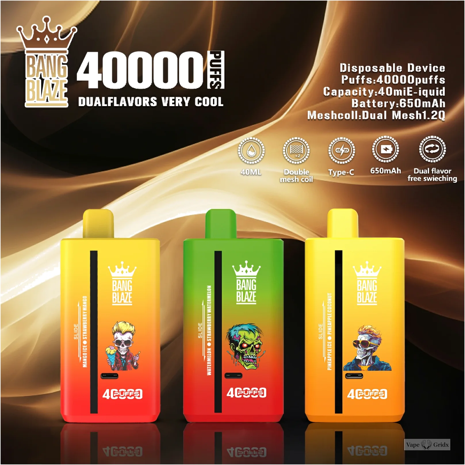 Bang Blaze 40000 40K Züge Dual Geschmack Einweg-Vape - image 5
