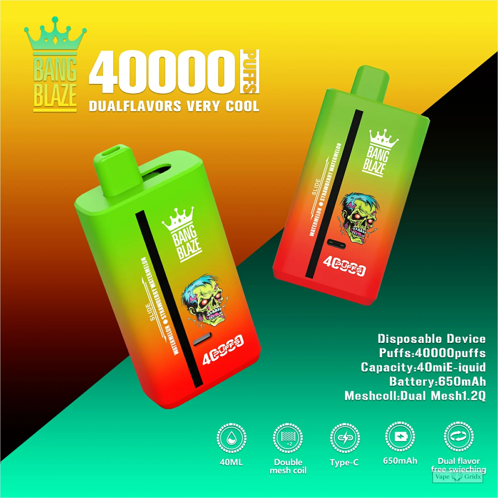 Bang Blaze 40000 40K Züge Dual Geschmack Einweg-Vape - image 10