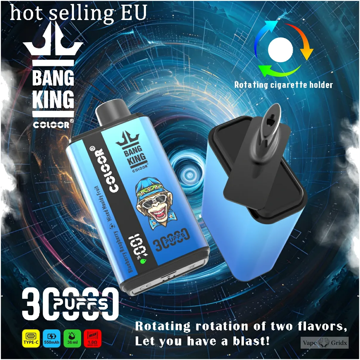 Bang King 30000 30K Züge Mesh Coil Einweg-Vape - image 2