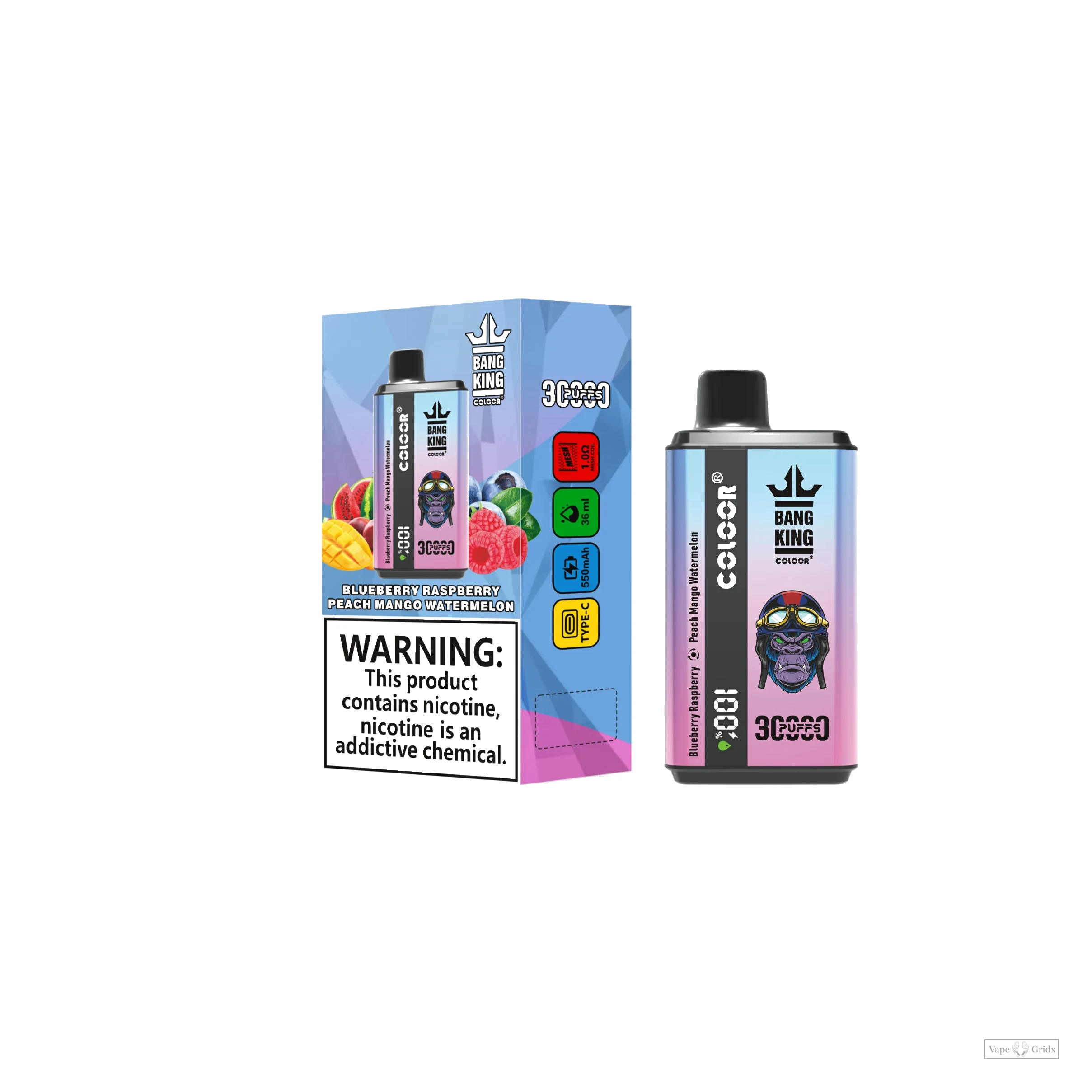 Bang King 30000 30K Züge Mesh Coil Einweg-Vape - image 3