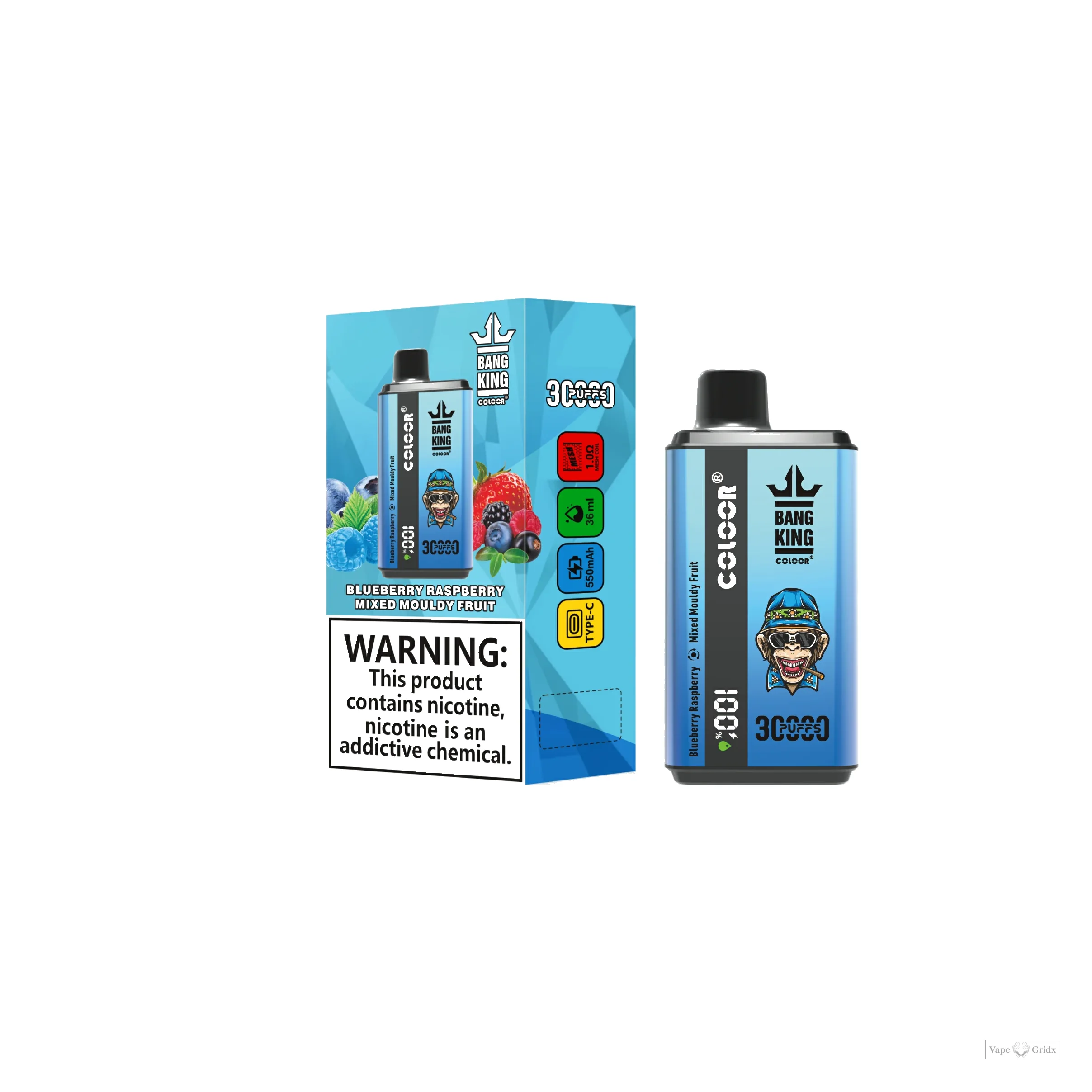 Bang King 30000 30K Züge Mesh Coil Einweg-Vape - image 4