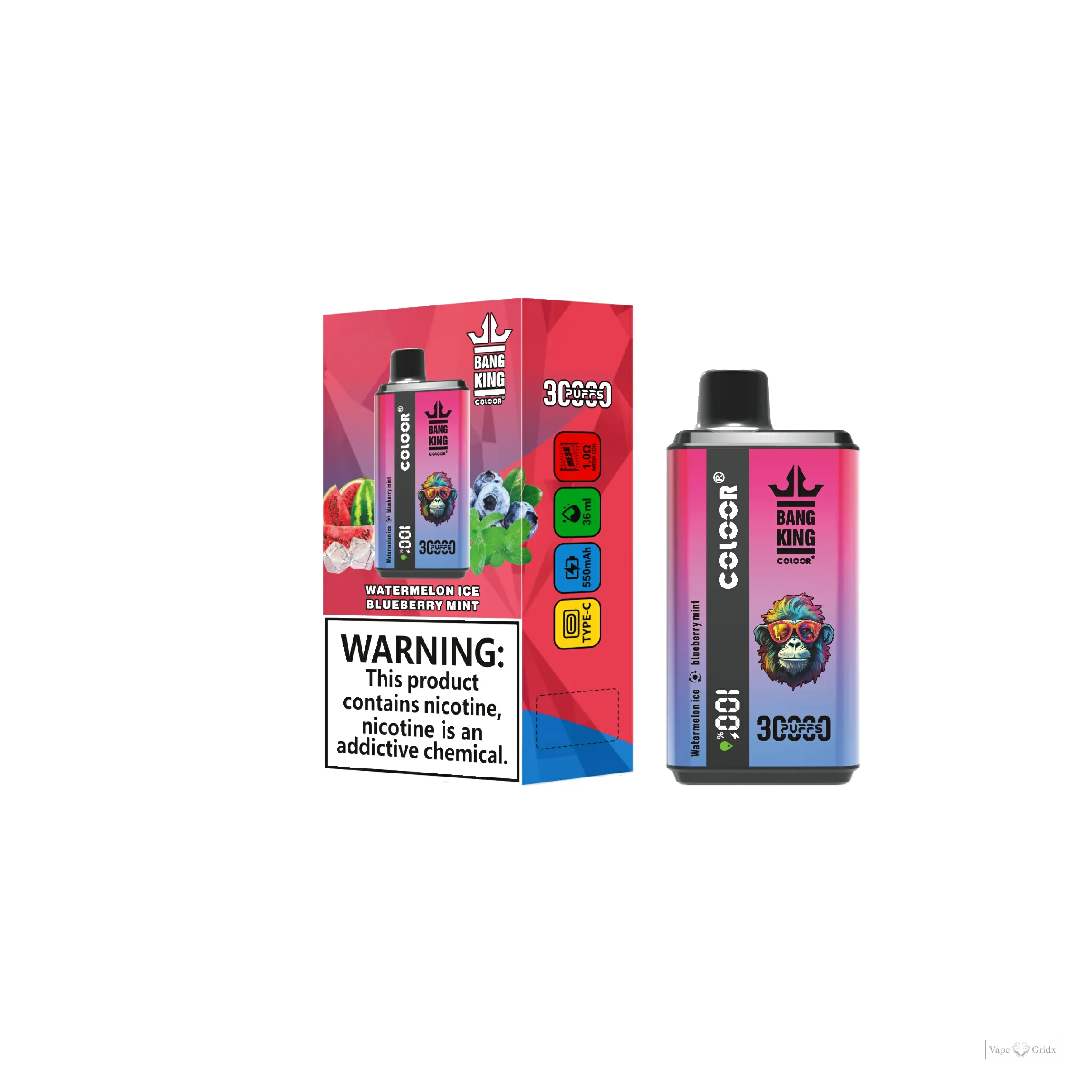 Bang King 30000 30K Züge Mesh Coil Einweg-Vape - image 5
