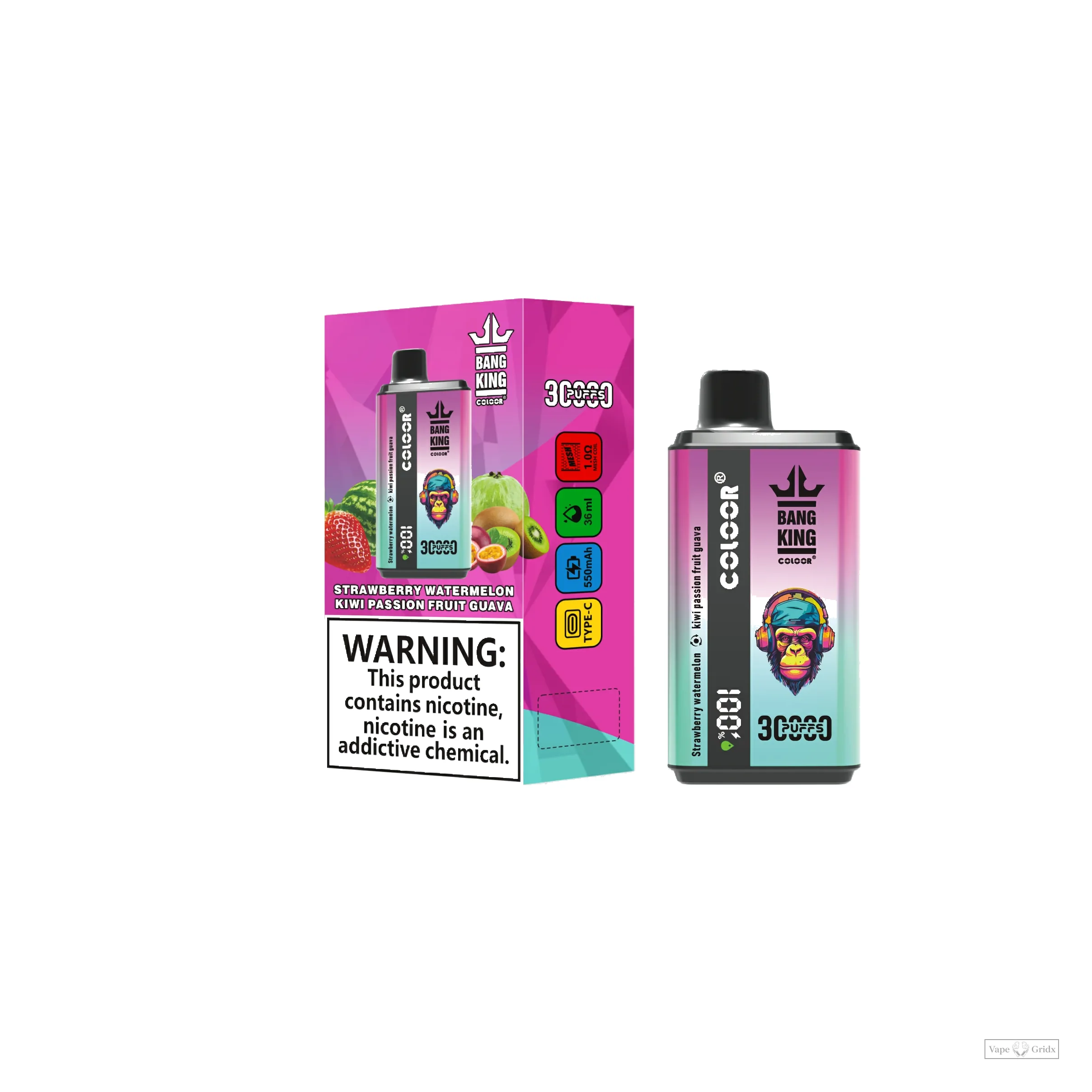 Bang King 30000 30K Züge Mesh Coil Einweg-Vape - image 7