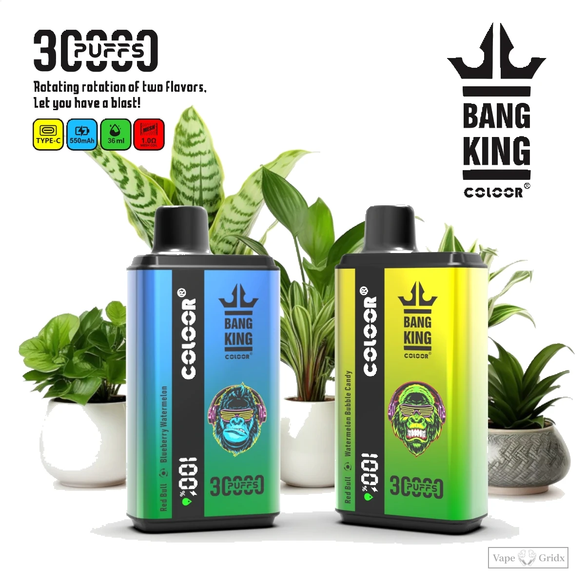 Bang King 30000 30K Züge Mesh Coil Einweg-Vape - image 8