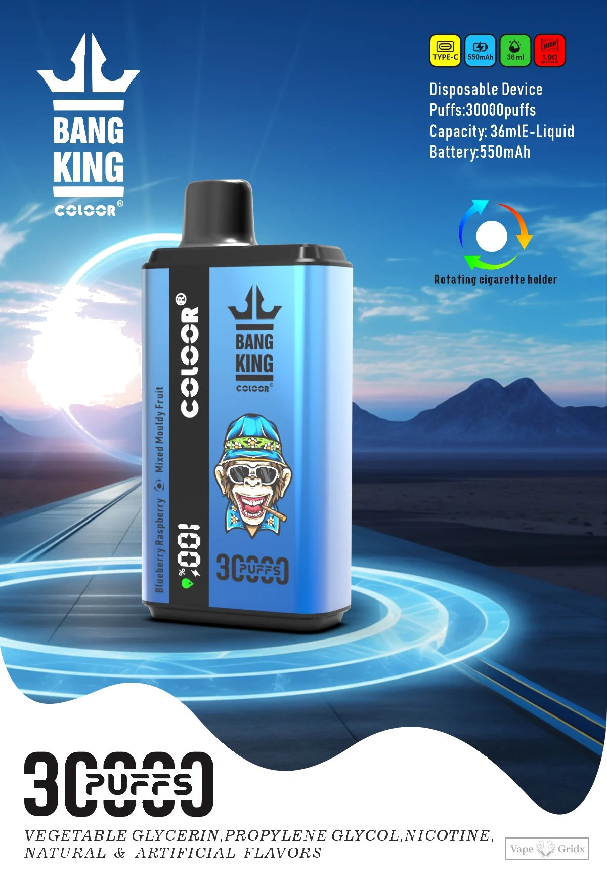 Bang King 30000 30K Züge Mesh Coil Einweg-Vape - image 9