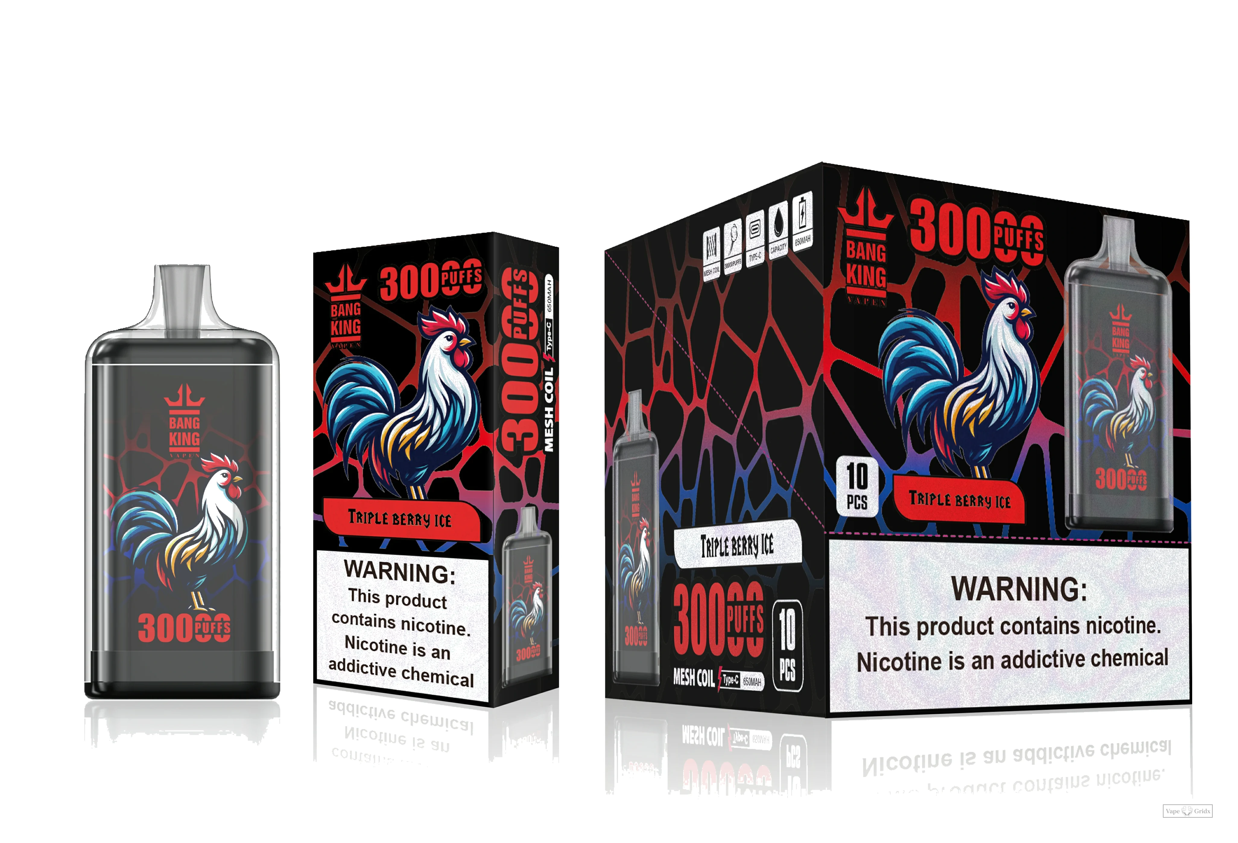 Bang King 30000 30K Züge Dual Mesh Einweg-Vape - image 11