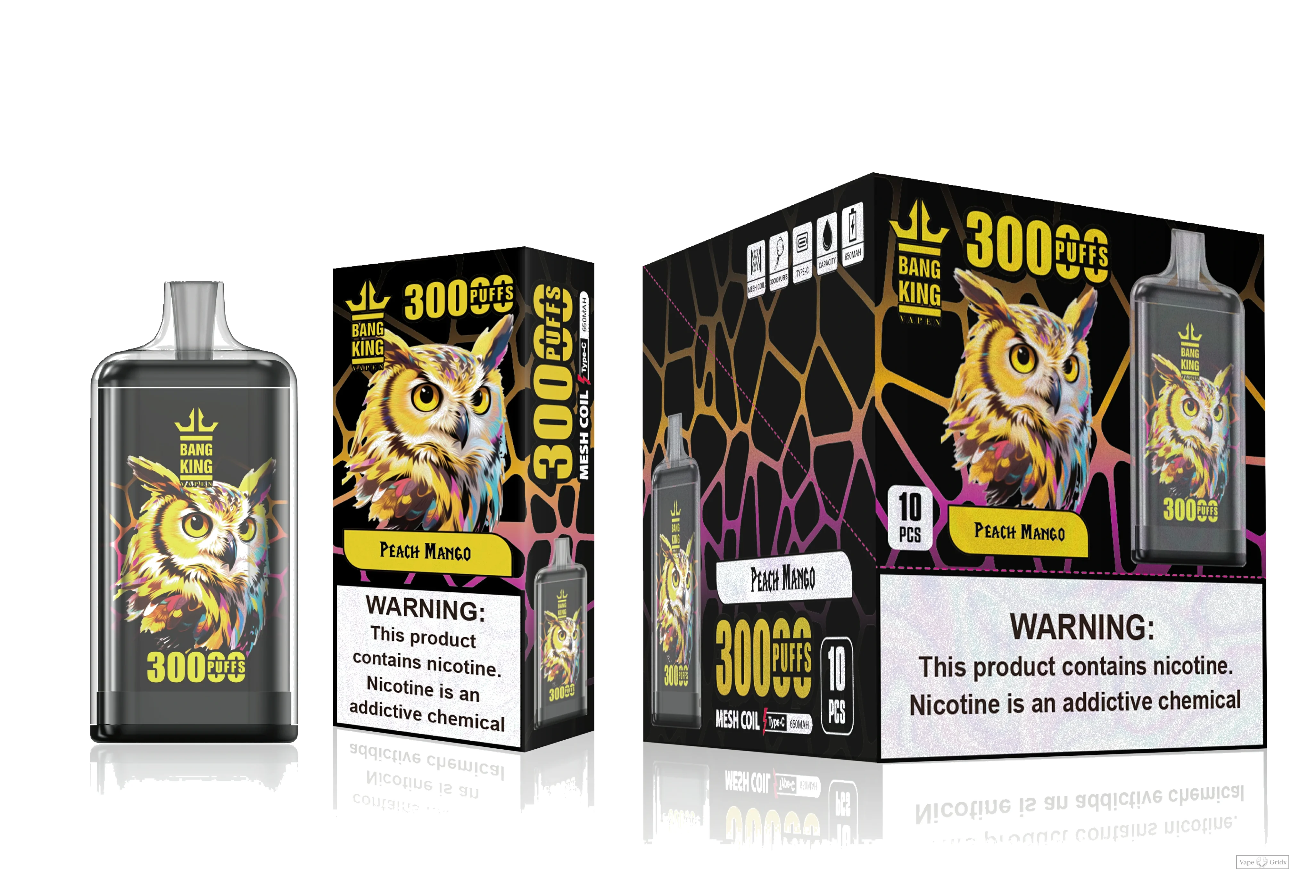 Bang King 30000 30K Züge Dual Mesh Einweg-Vape - image 6