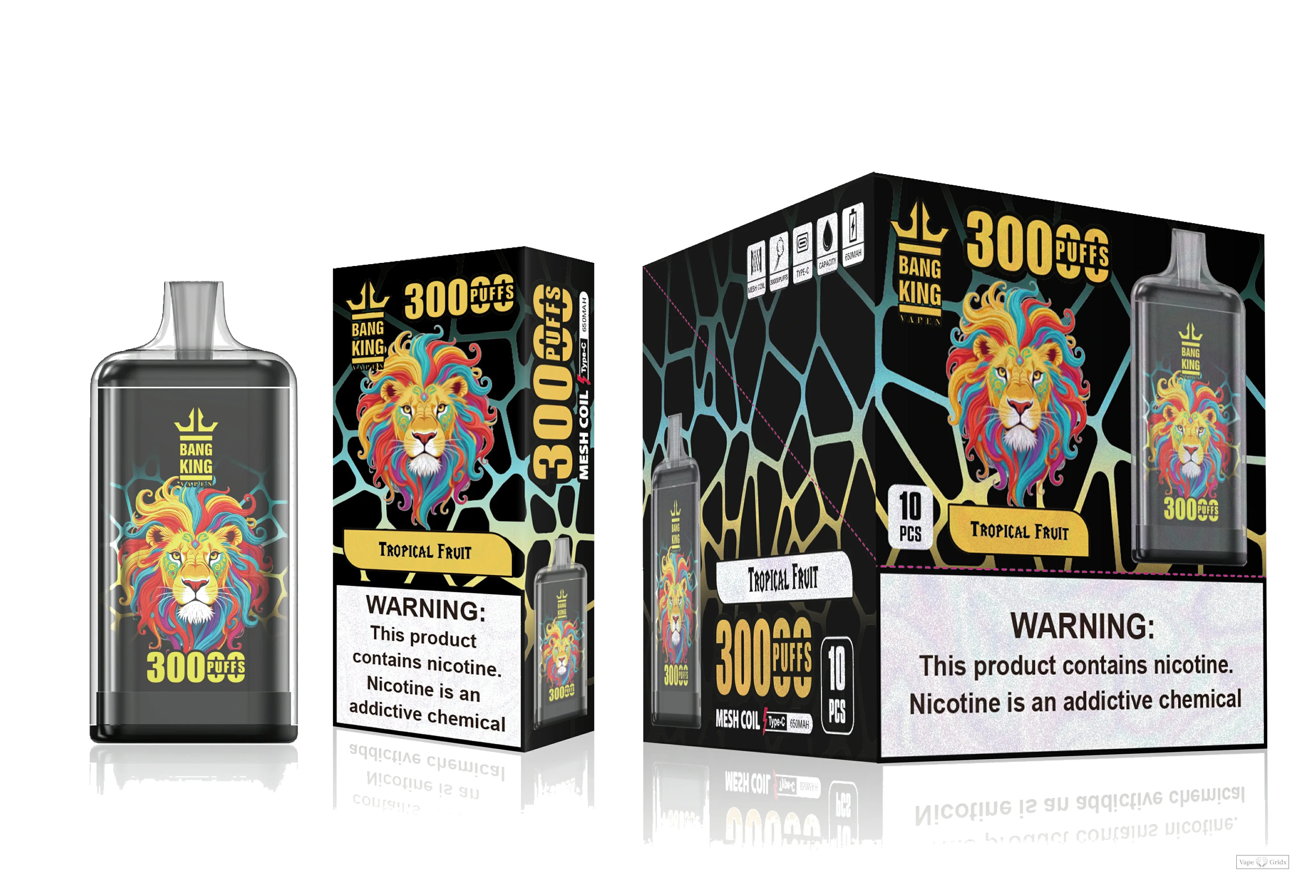 Bang King 30000 30K Züge Dual Mesh Einweg-Vape - image 7
