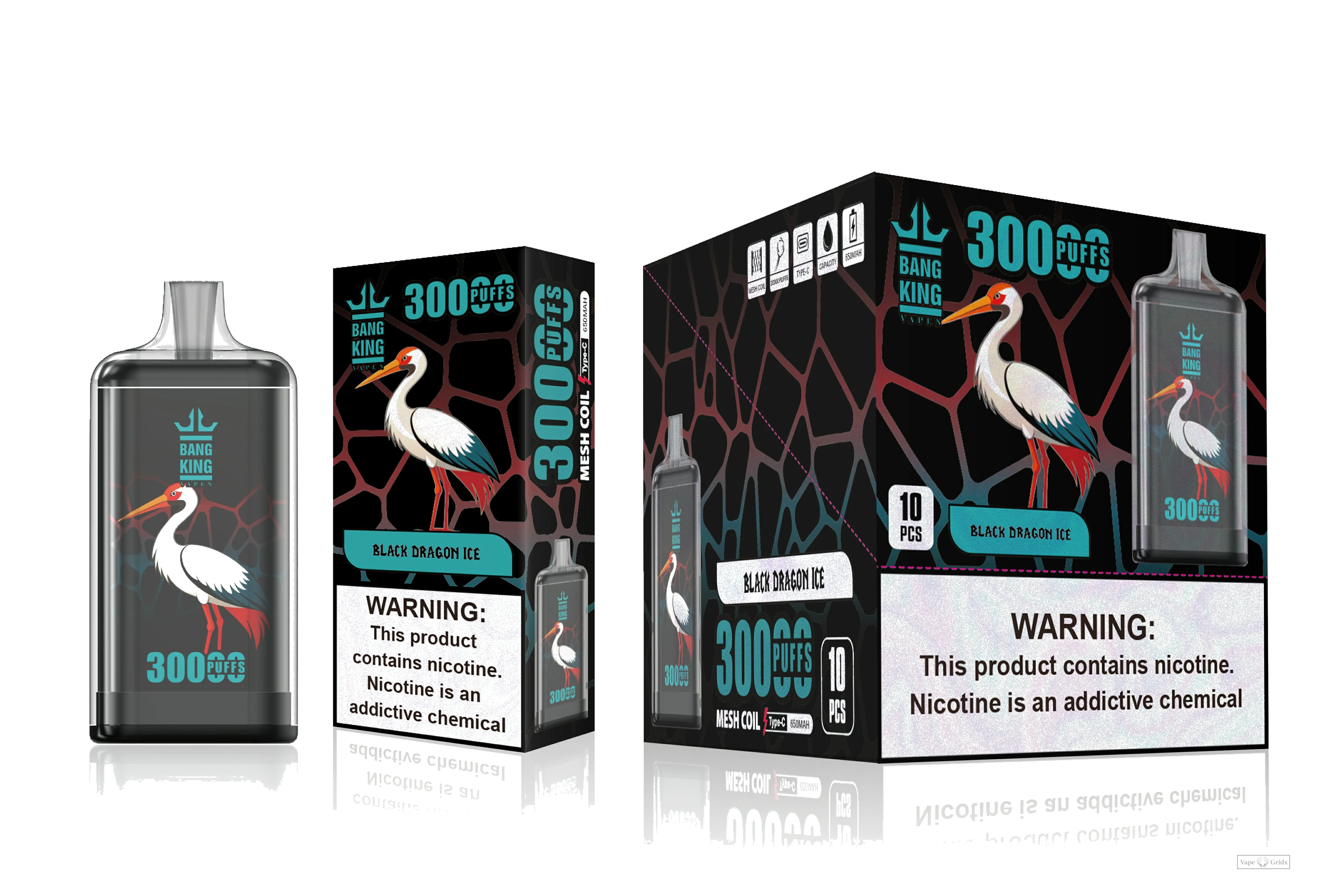 Bang King 30000 30K Züge Dual Mesh Einweg-Vape - image 8