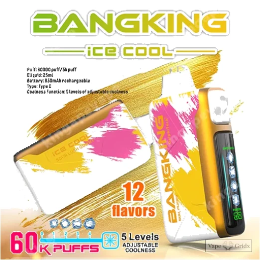Bang King Ice Cool 60000 60K Züge Display Einweg-Vape