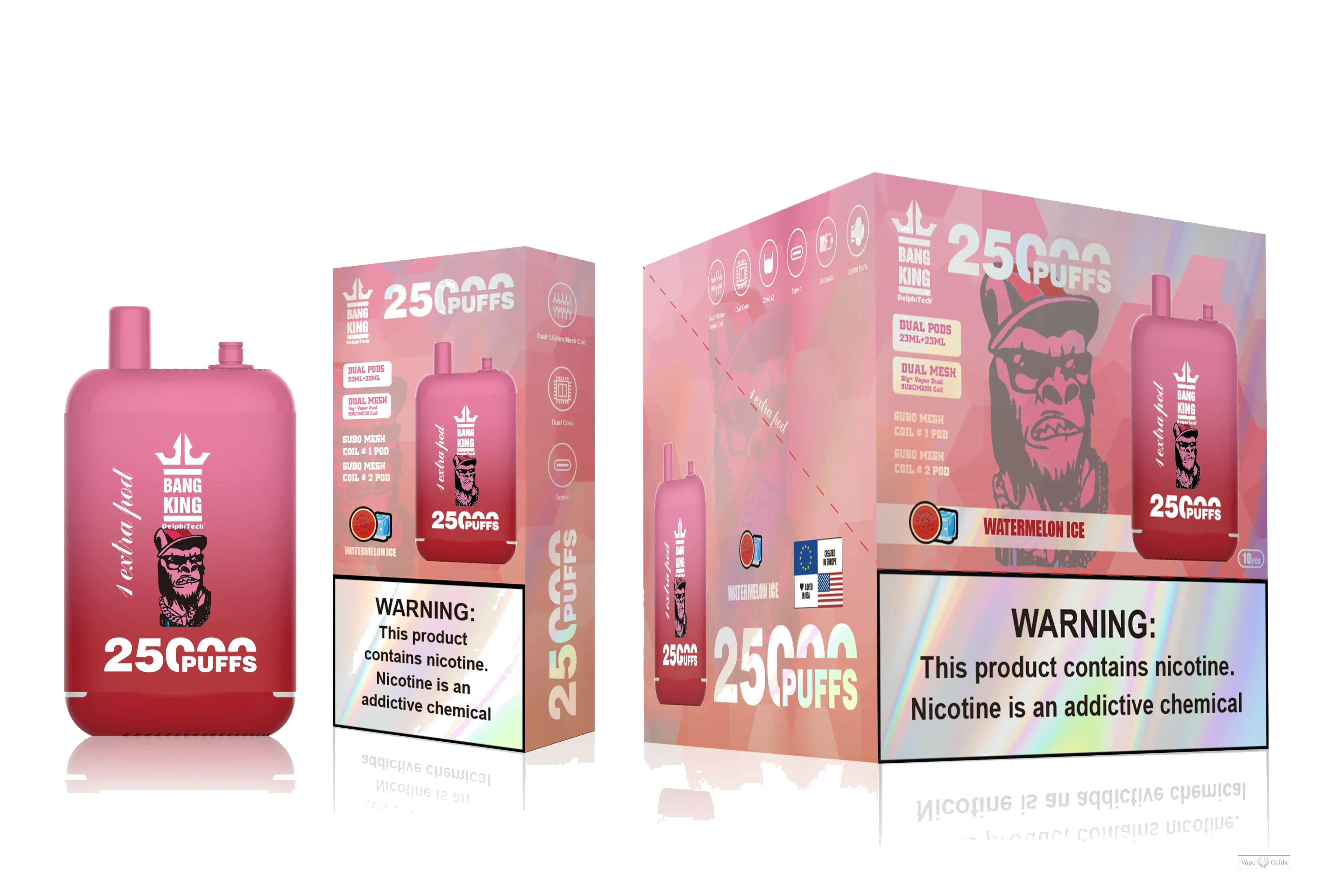 Bang King 25000 25K Züge Dual Pod Einweg-Vape - image 3