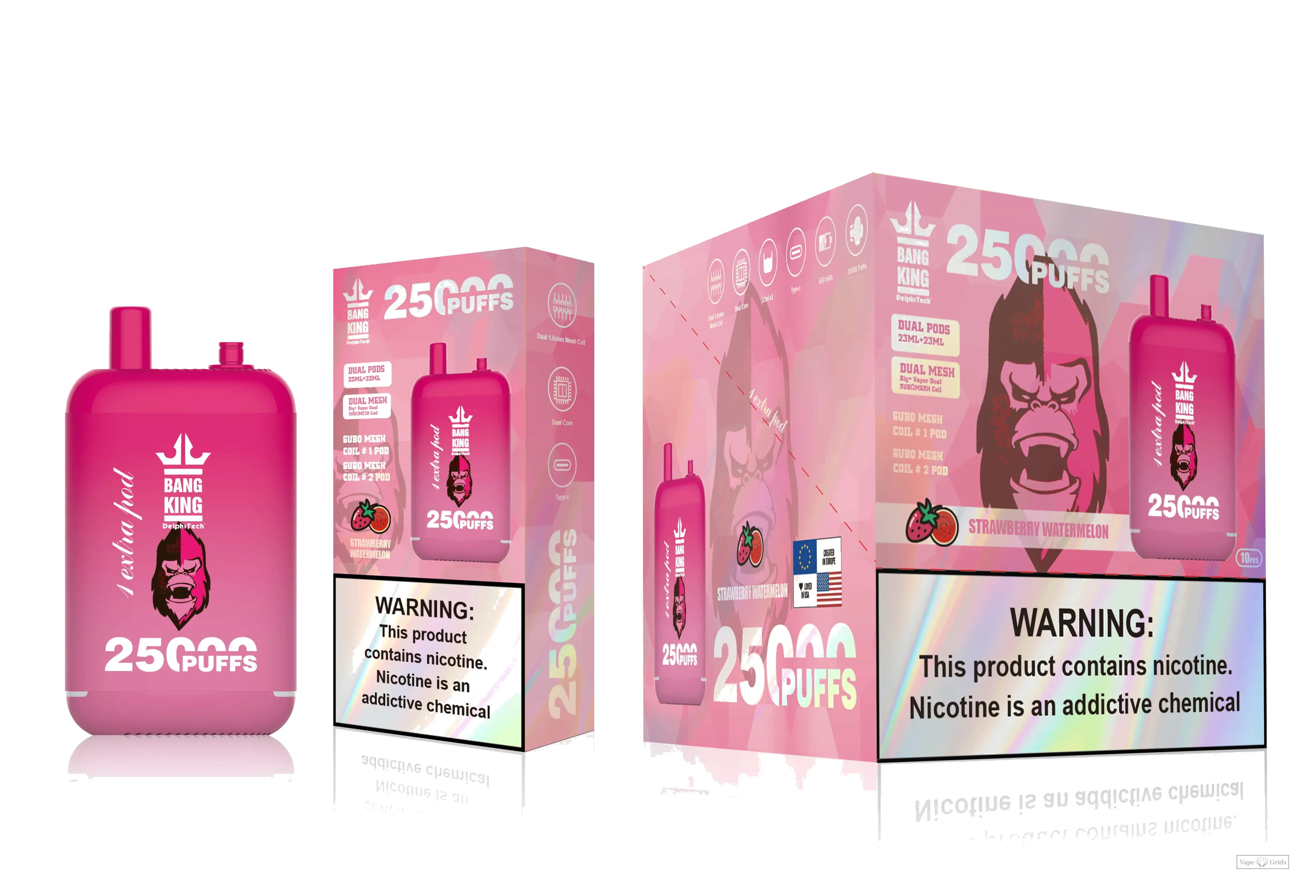 Bang King 25000 25K Züge Dual Pod Einweg-Vape - image 4