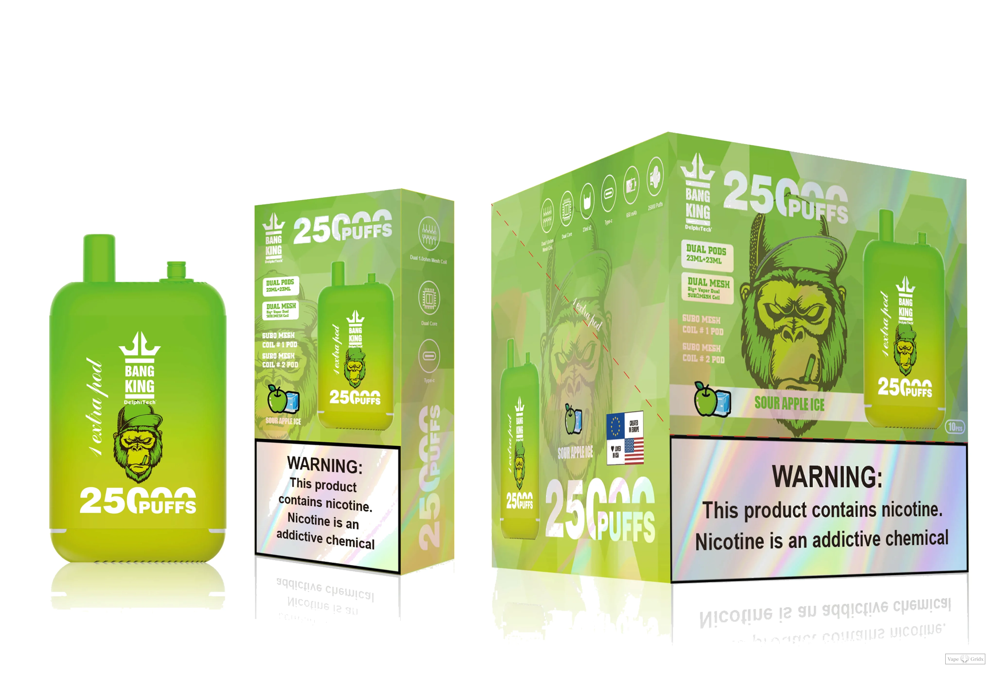 Bang King 25000 25K Züge Dual Pod Einweg-Vape - image 6