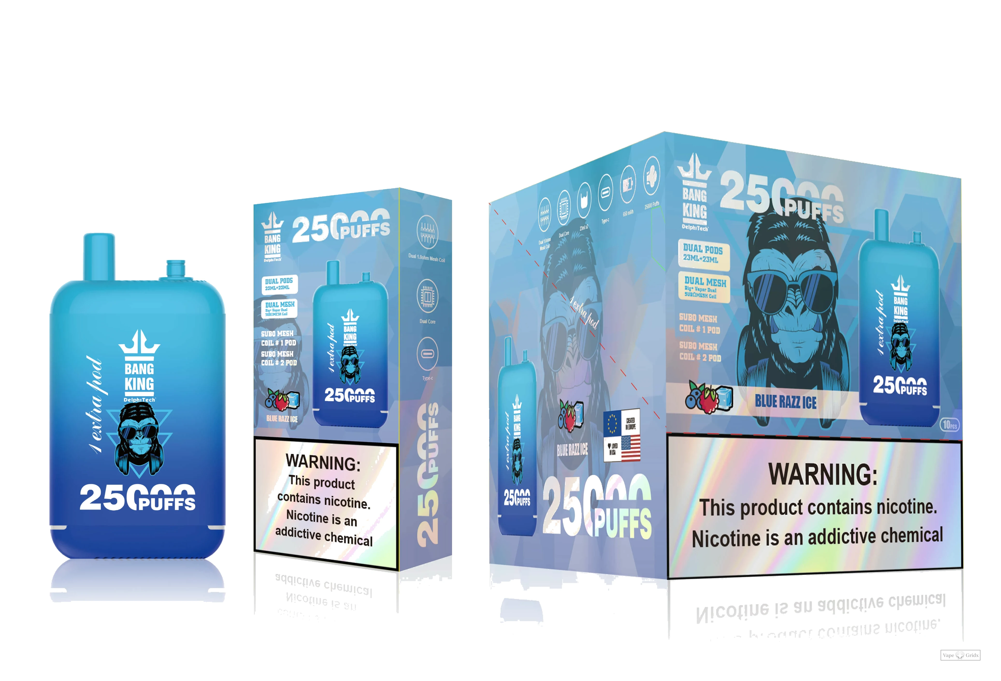 Bang King 25000 25K Züge Dual Pod Einweg-Vape - image 8