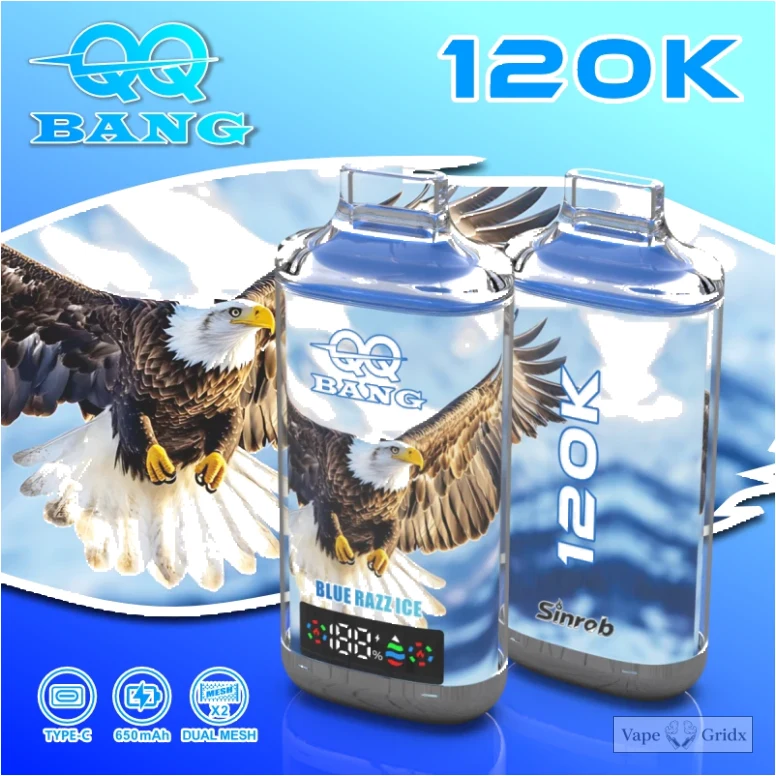 QQ Bang Crystal 120000 120K Züge Einweg-Vape